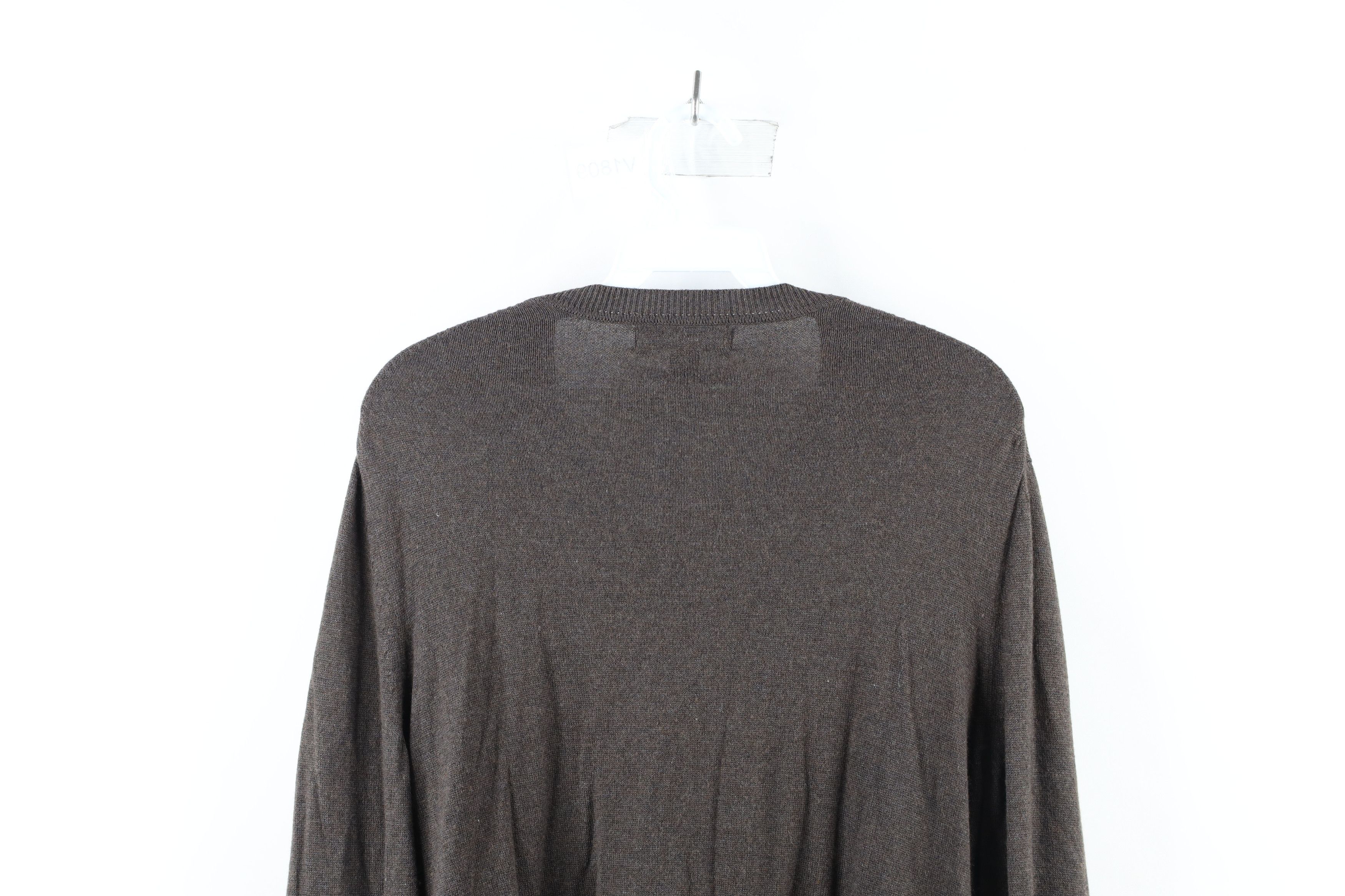 Banana Republic Banana Republic Silk Cashmere Knit V-Neck Sweater Brown Size US L / EU 52-54 / 3 - 6 Thumbnail
