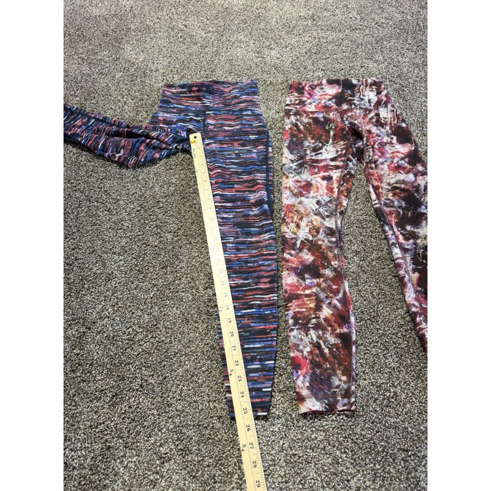 Lululemon Lululemon Women's Leggings Size 2 - Black, Logo, 25 In Inseam, Ankle, Athleisure, Activewear, Yoga, Spring Summer Fall, Regular, Women, 2 Pair Size 26" / US 2 / IT 38 - 6 Thumbnail
