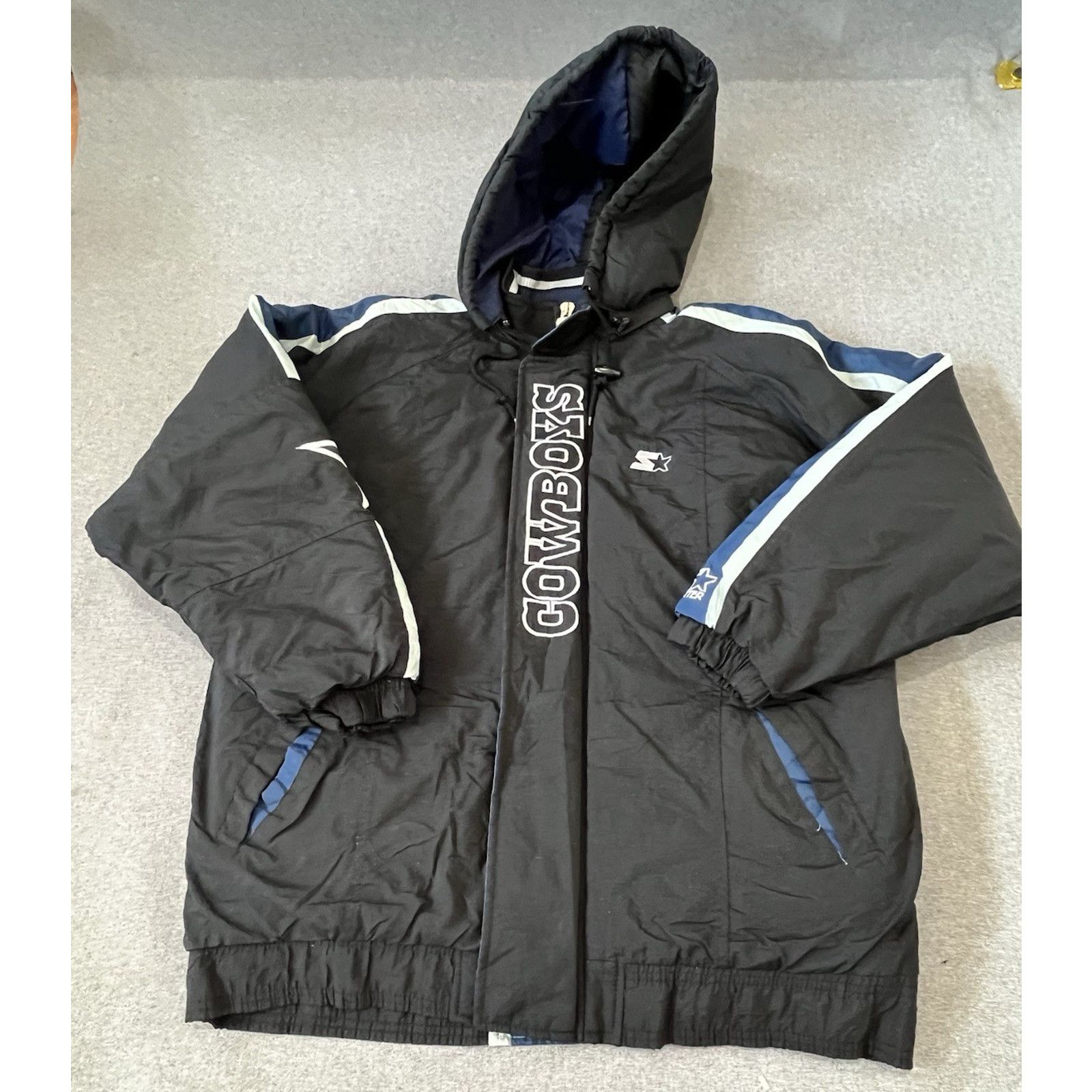 Starter Vintage 90s Dallas Cowboys Jacket Mens Size Medium Pro Line Size US M / EU 48-50 / 2 - 1 Thumbnail