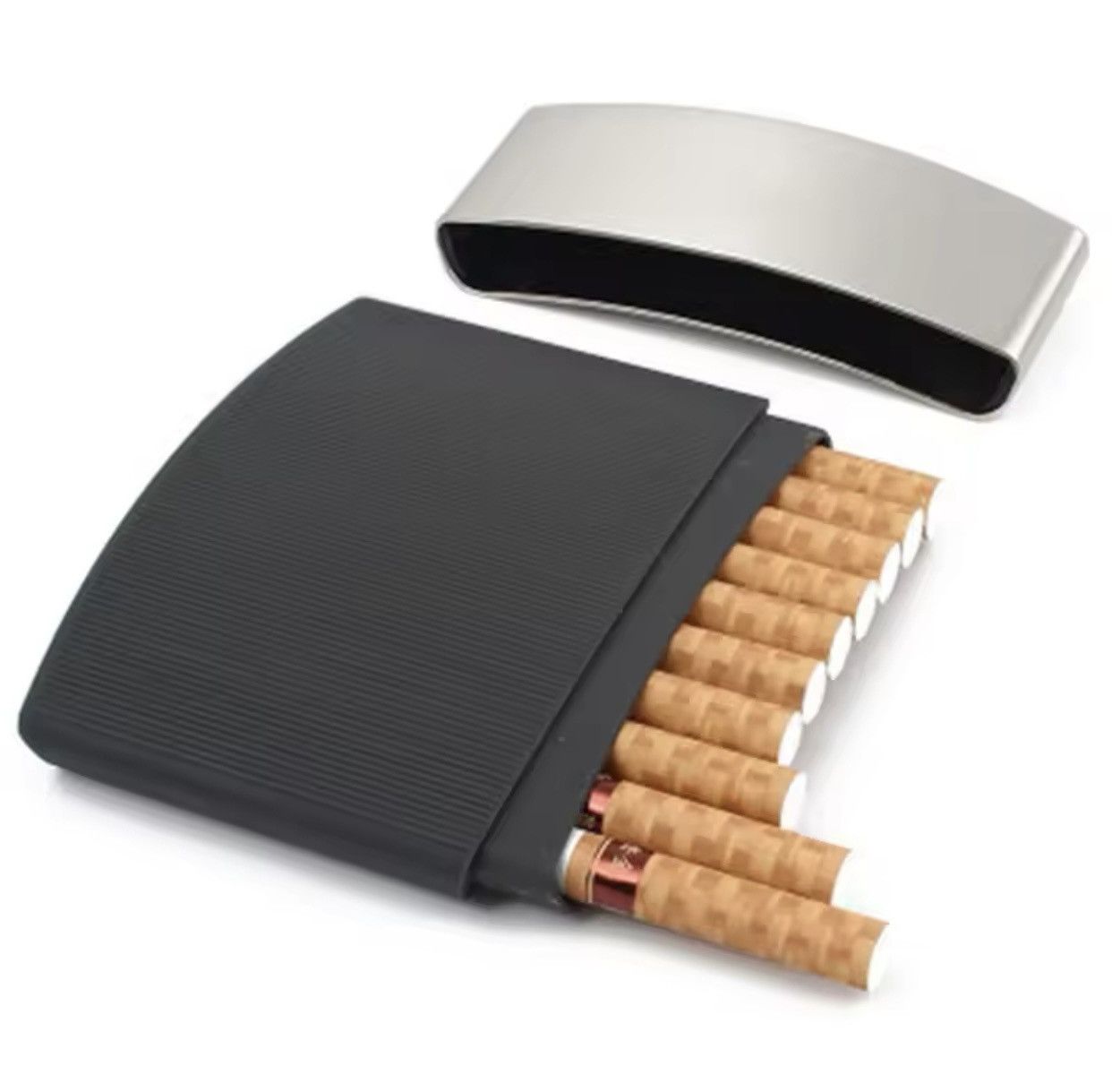 Vintage Ultra-thin Cigarette case Men Waterproof Size ONE SIZE - 1 Thumbnail