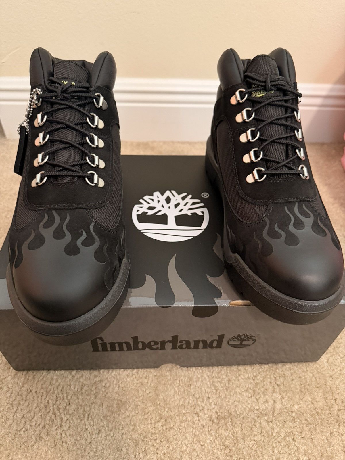 Timberland Timberland x LOSO Waterproof Boot - Jet Black Flame(Size 10) Size US 10 / EU 43 - 1 Thumbnail