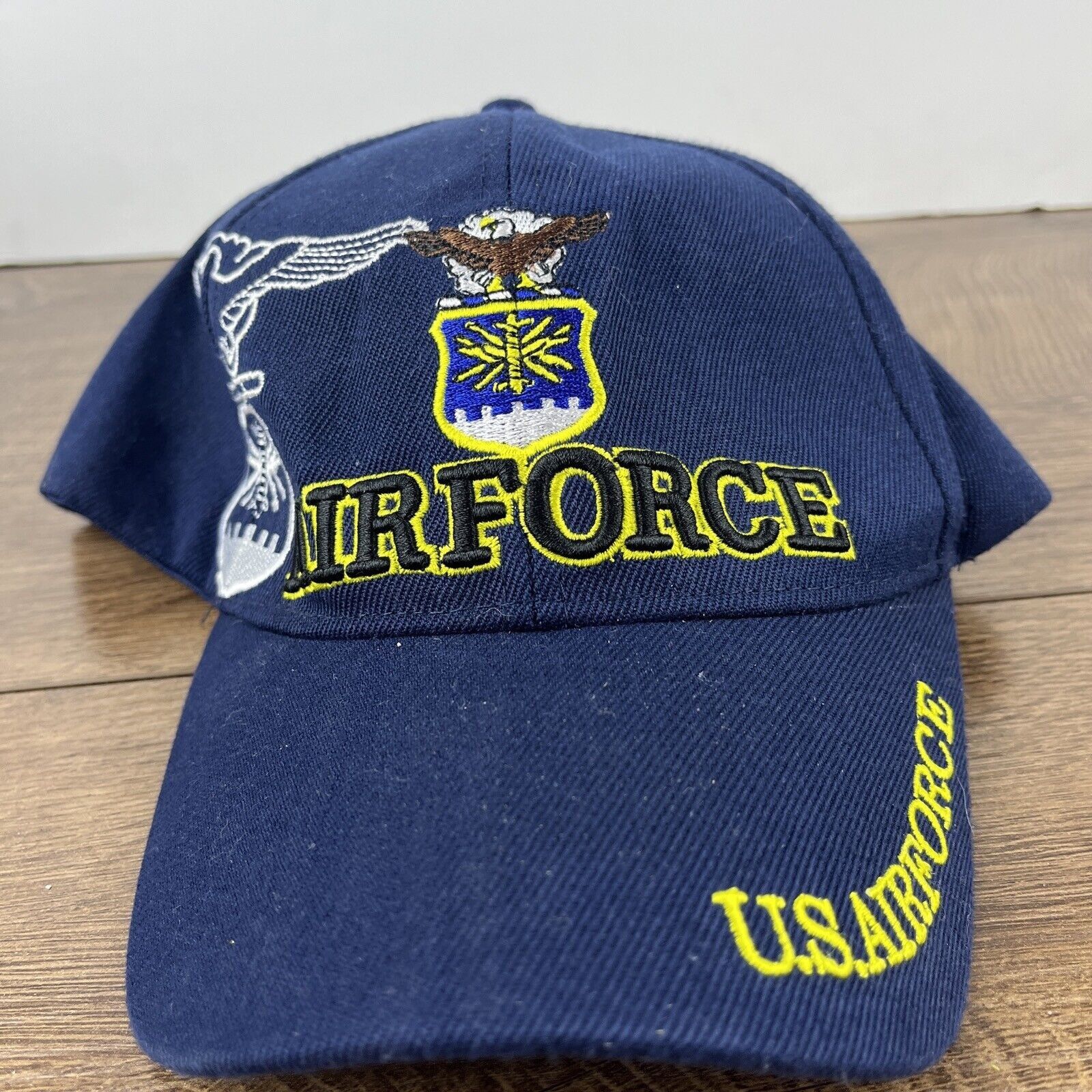 Other Air Force Hat United States Air Force Blue Hat Adjustable Ad Size ONE SIZE - 5 Thumbnail