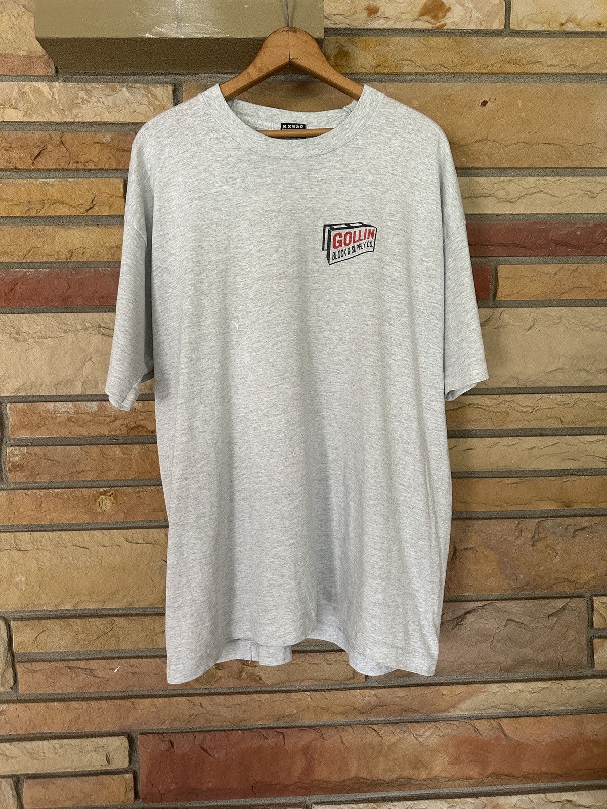 Vintage Vintage 90s Masonry Company Graphic Tee Size US XXL / EU 58 / 5 - 2 Thumbnail