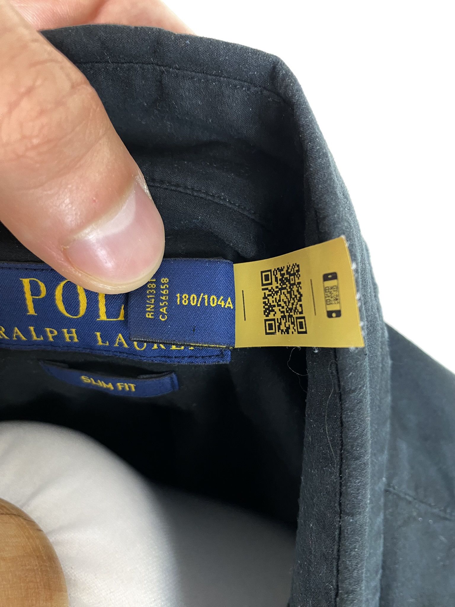 Polo Ralph Lauren × Ralph Lauren × Vintage polo ralph laurem shirt new collection short sleeve qr code Size US L / EU 52-54 / 3 - 8 Thumbnail