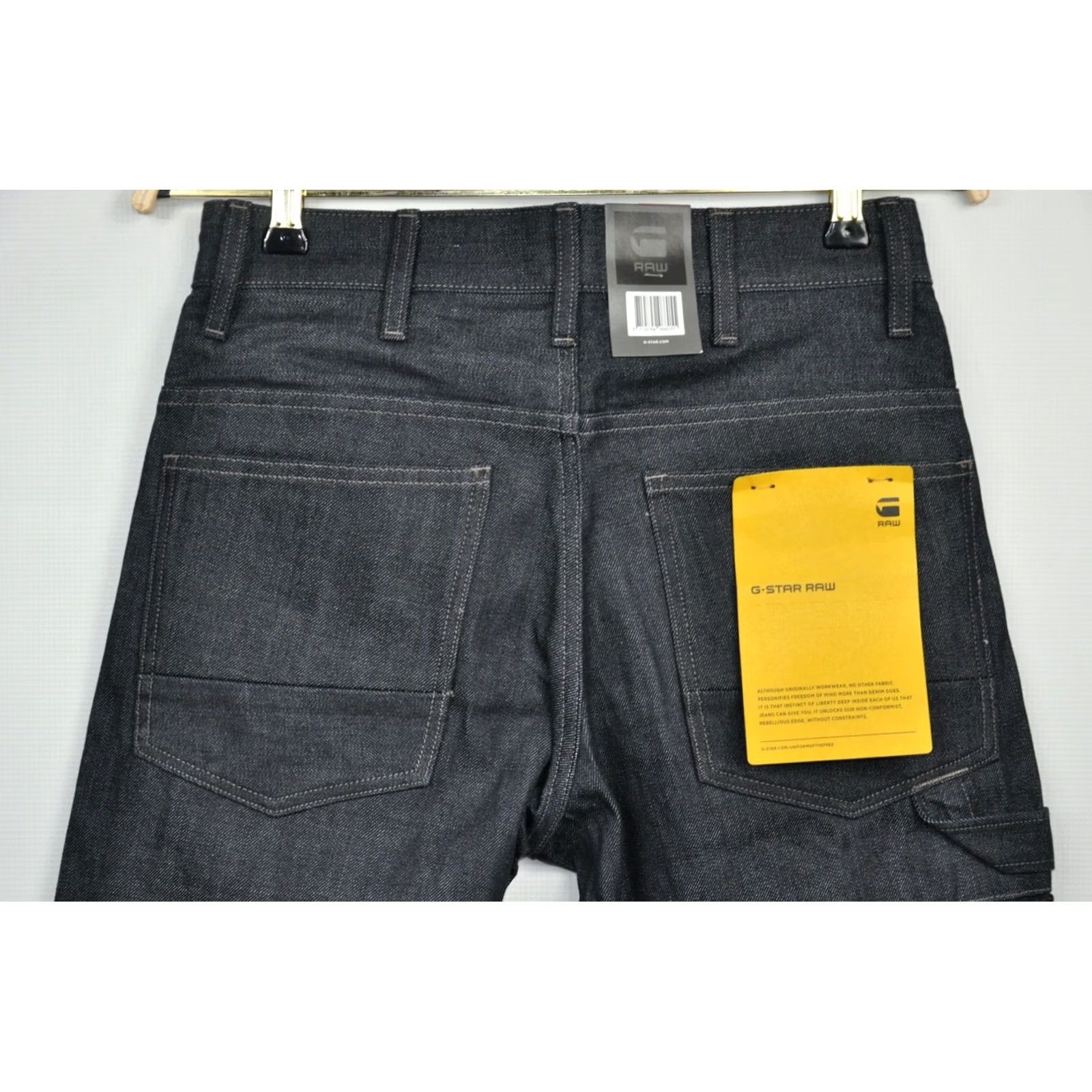 G-Star G-Star Raw Faeroes Classic Straight Tapered Higa Denim Jeans W27/L32 Size US 27 - 5 Thumbnail