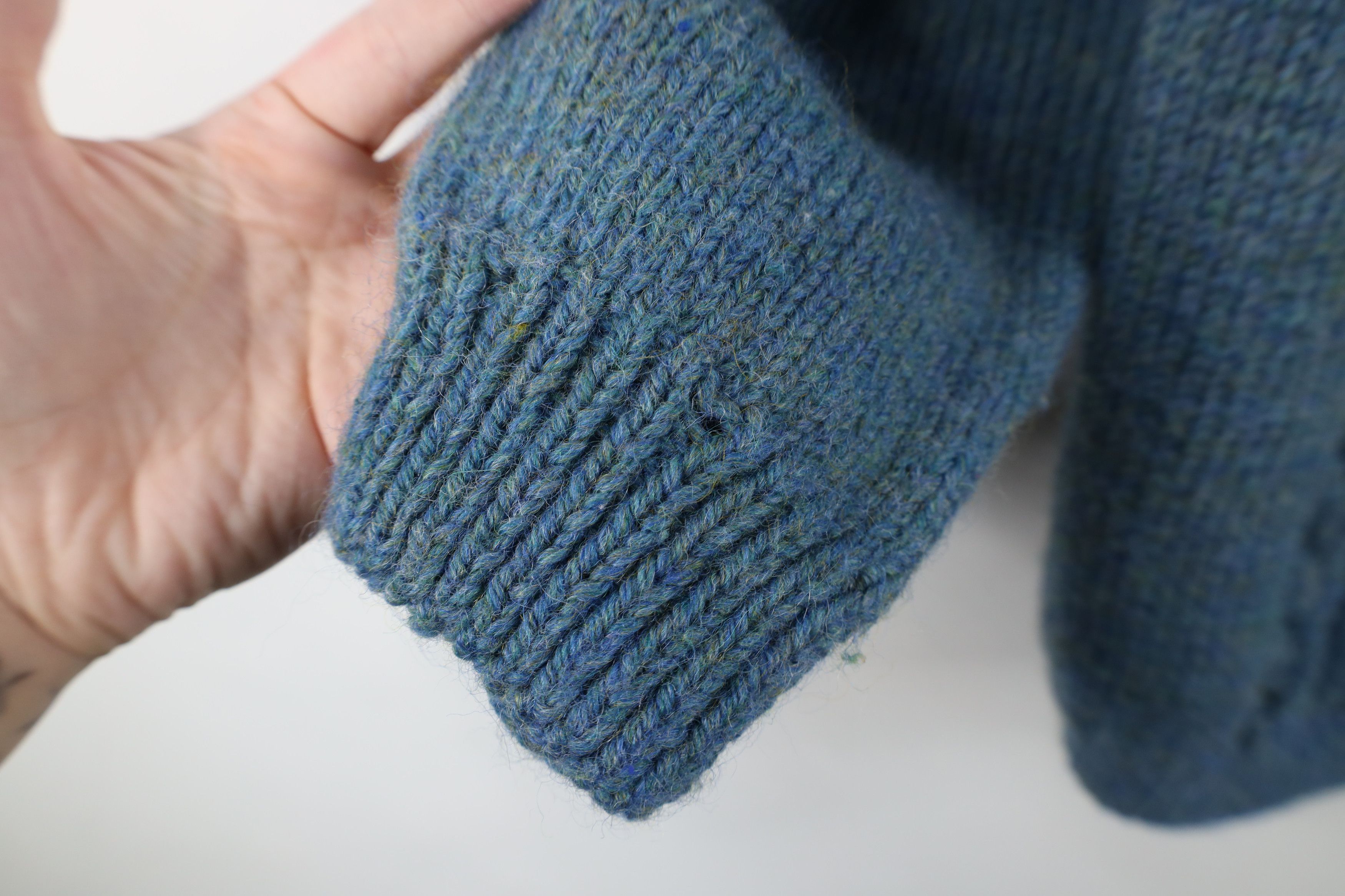 Vintage Vintage 50s 60s Rockabilly Wool Chunky Cable Knit Sweater Size S / US 4 / IT 40 - 5 Thumbnail