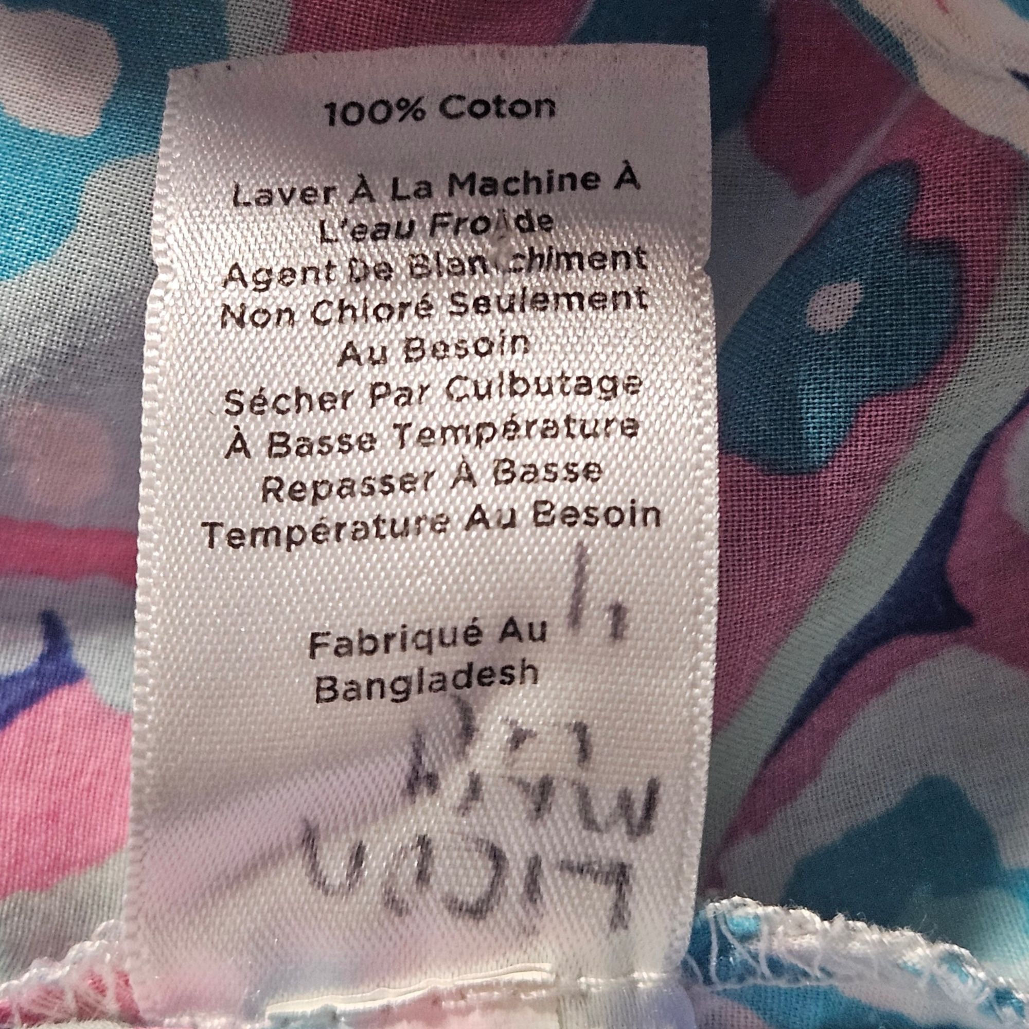 Talbots Talbots XL/P Paisley Button Down Shirt Blue Pink Comfy Class Size XL / US 12-14 / IT 48-50 - 10 Thumbnail