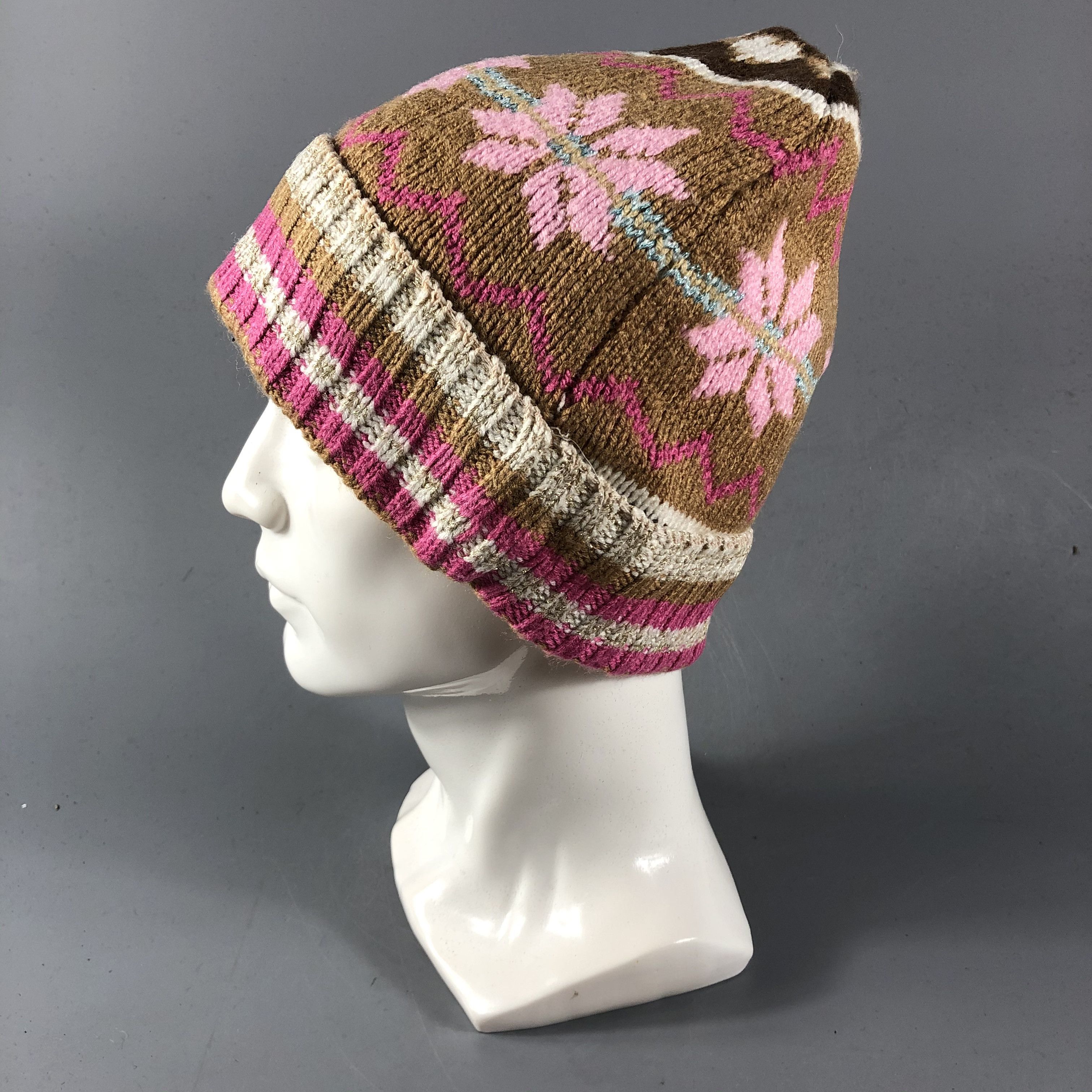 Gap GAP Kids Fair Isle Knit Beanie Snowcap Snow Hat B623 Size ONE SIZE - 2 Thumbnail