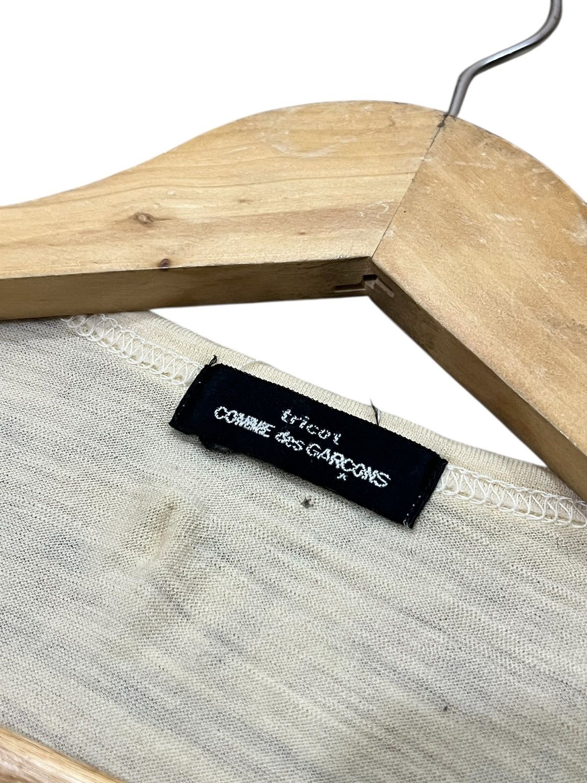 Comme des Garcons × Japanese Brand Comme des Garcons Tricot Distress Assymetric Shirt Size M / US 6-8 / IT 42-44 - 3 Thumbnail