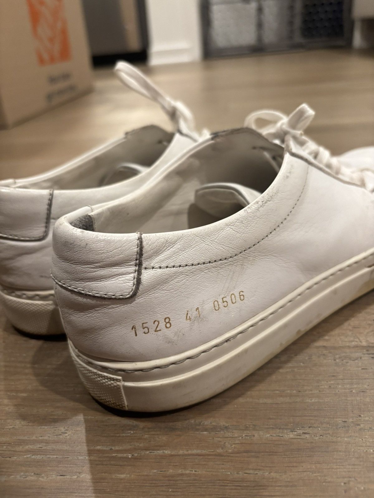 Common Projects Common Project Achilles Low White Sole - White Size 41 Size US 8 / EU 41 - 7 Thumbnail