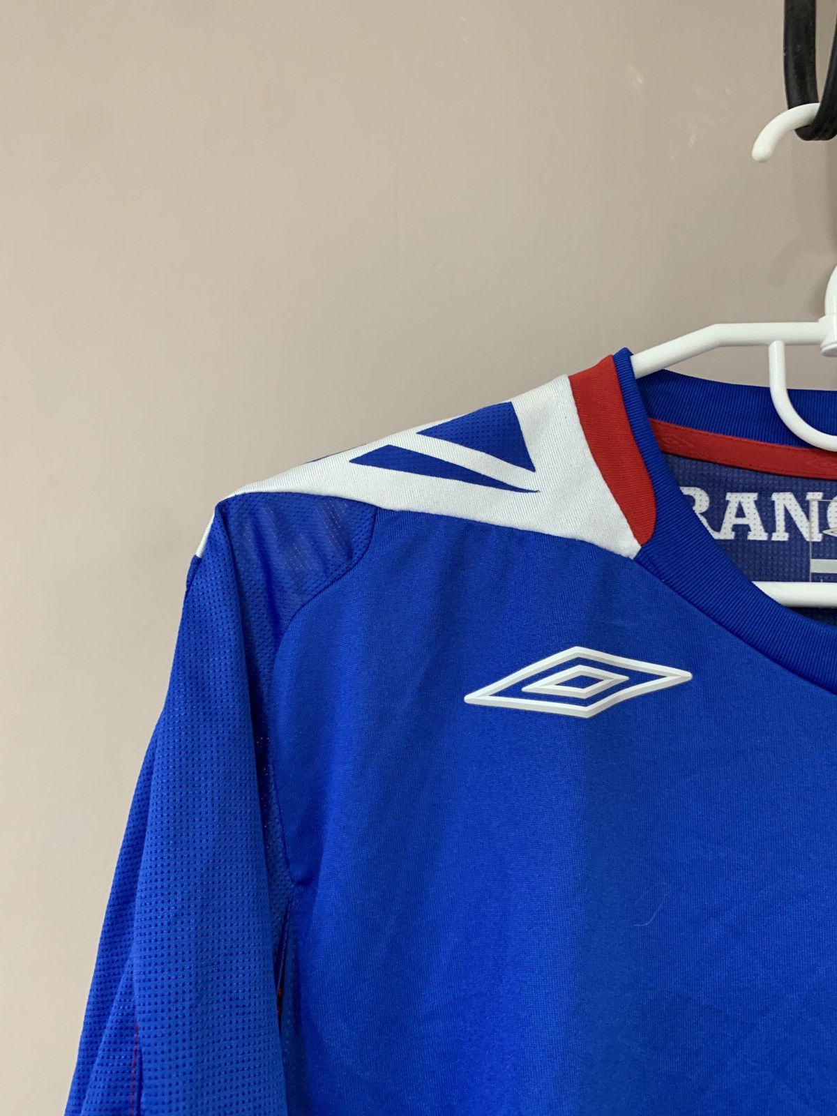 Umbro Rangers Glasgow 2007 Home Umbro Football Shirt Vintage Retro Size US L / EU 52-54 / 3 - 5 Thumbnail