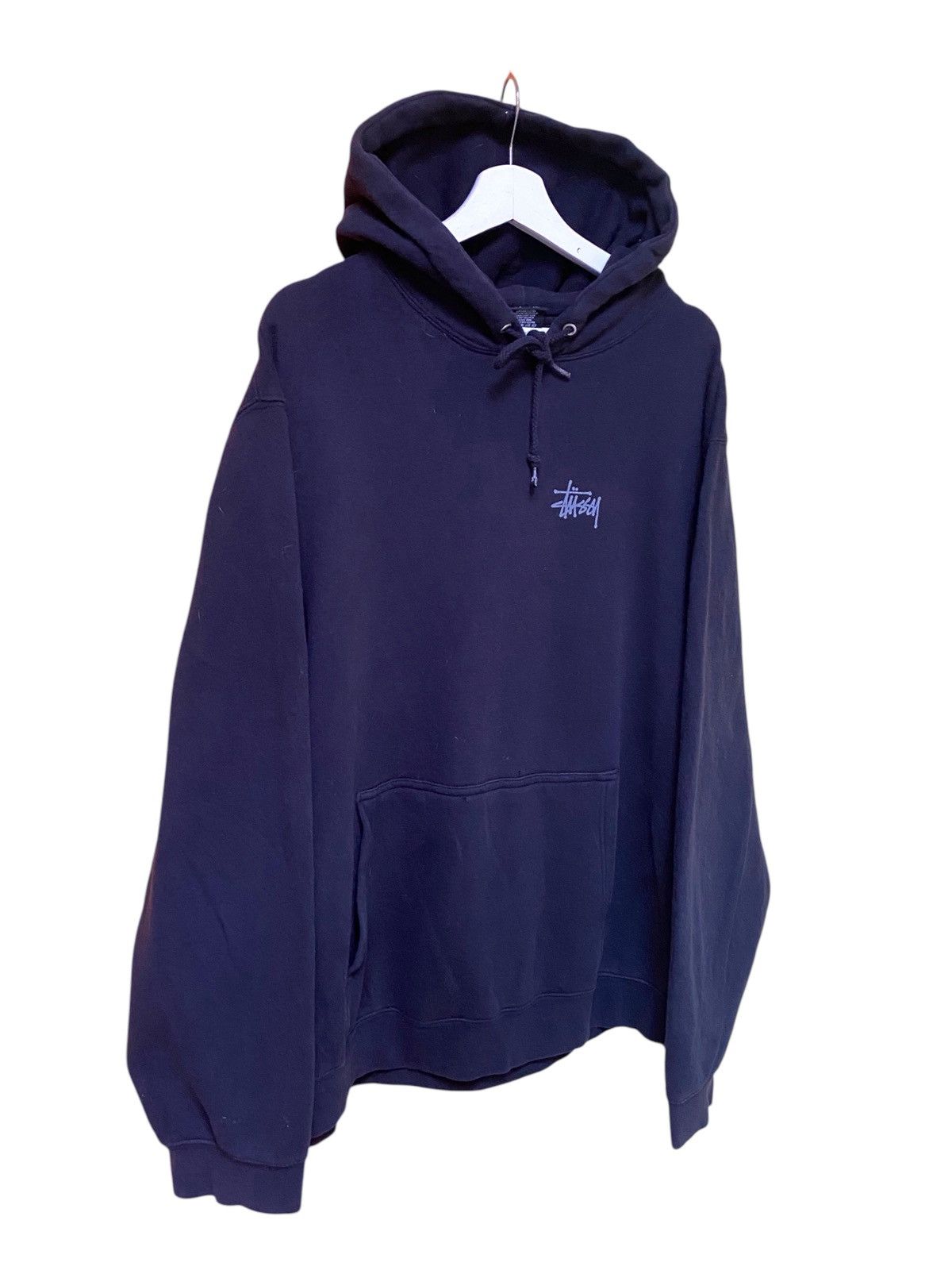 Stussy × Vintage 💥STUSSY BIG LOGO HOODIE SWEATER Size US XXL / EU 58 / 5 - 6 Thumbnail