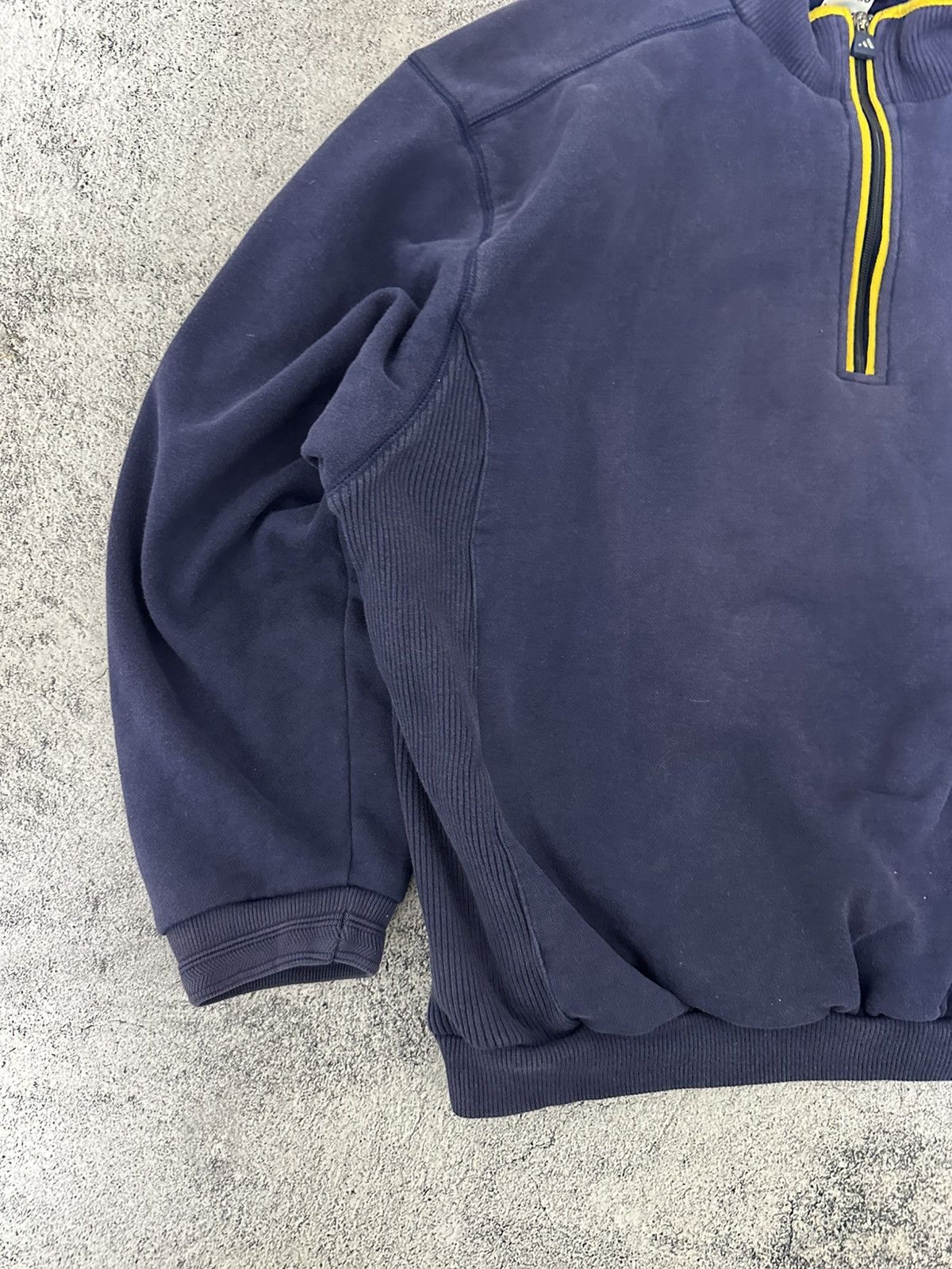 Adidas Vintage Adidas Golf 1/4 Zip Sweatshirt Logo Blue Size US L / EU 52-54 / 3 - 7 Thumbnail