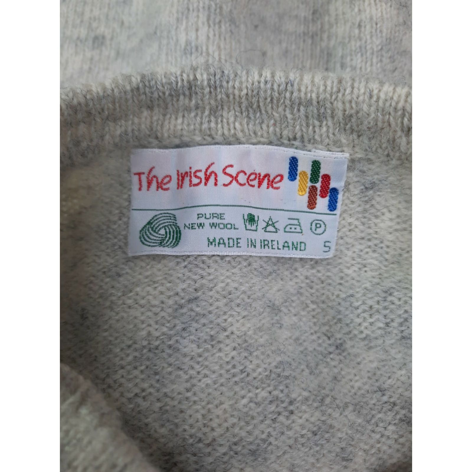 Vintage VINTAGE The Irish Scene Sweater Mens Small Pullover Wool Gray Crewneck S7M Size US S / EU 44-46 / 1 - 2 Thumbnail