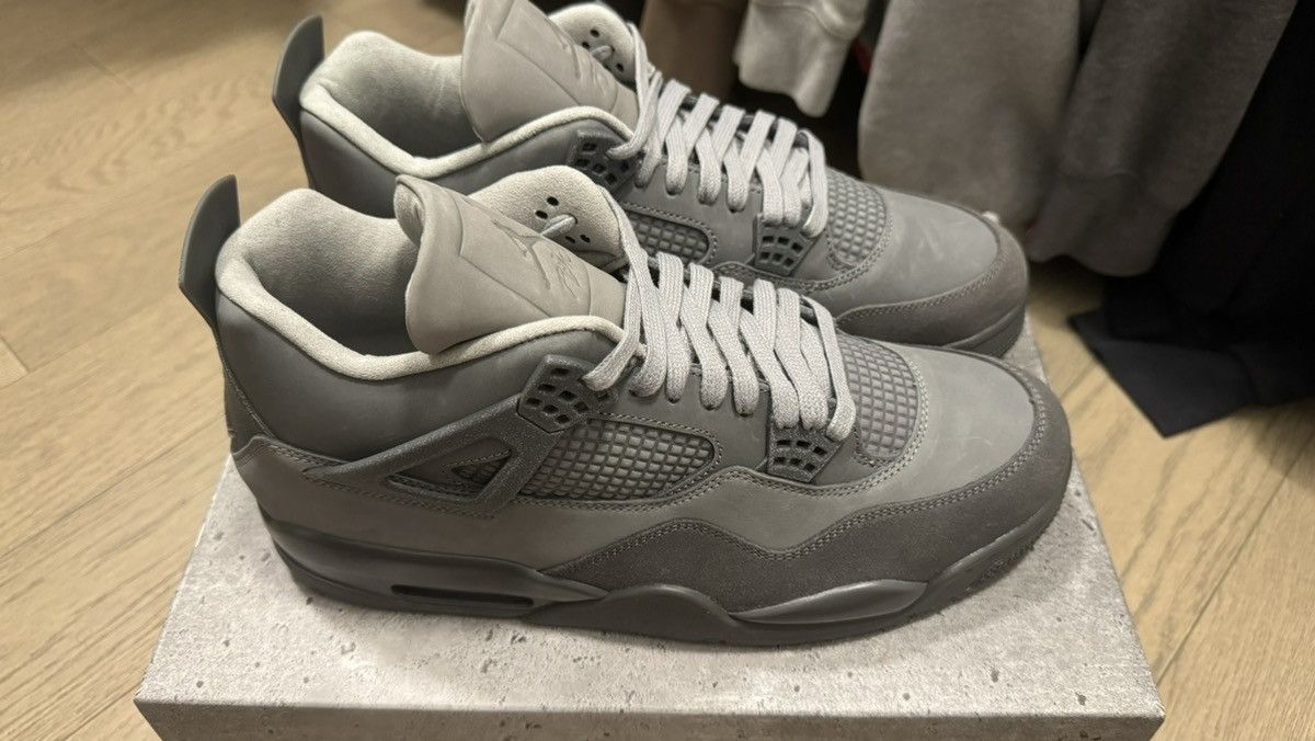 Jordan Brand × Nike NEW NEVER WORN Air Jordan 4 ‘Paris Olympic’/‘Wet Cement’ Size US 12 / EU 45 - 5 Thumbnail