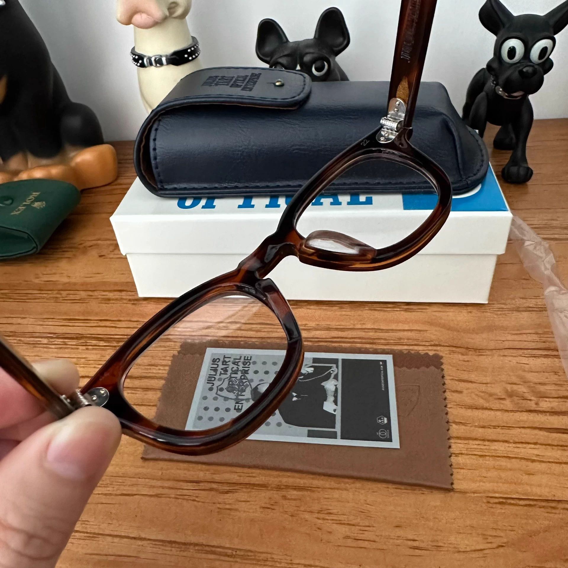 Julius JULIUS TART OPTICAL tortoiseshell eyeglasses 44-22 Size 44 - 5 Thumbnail