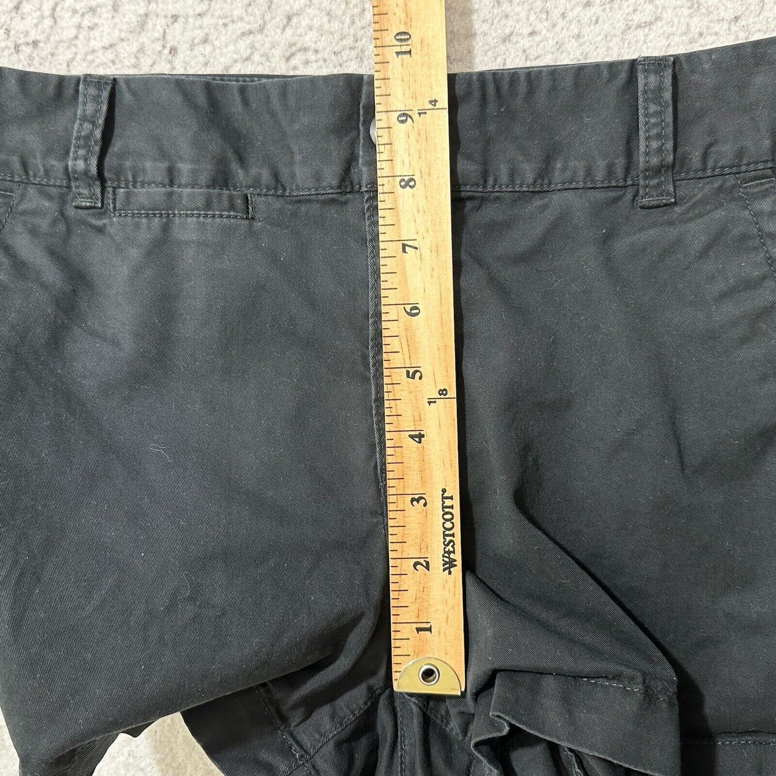 Gap GAP Petite 2 3" Inseam Khaki Shorts Black Chino Mid Rise 2P Size 26" / US 2 / IT 38 - 10 Thumbnail