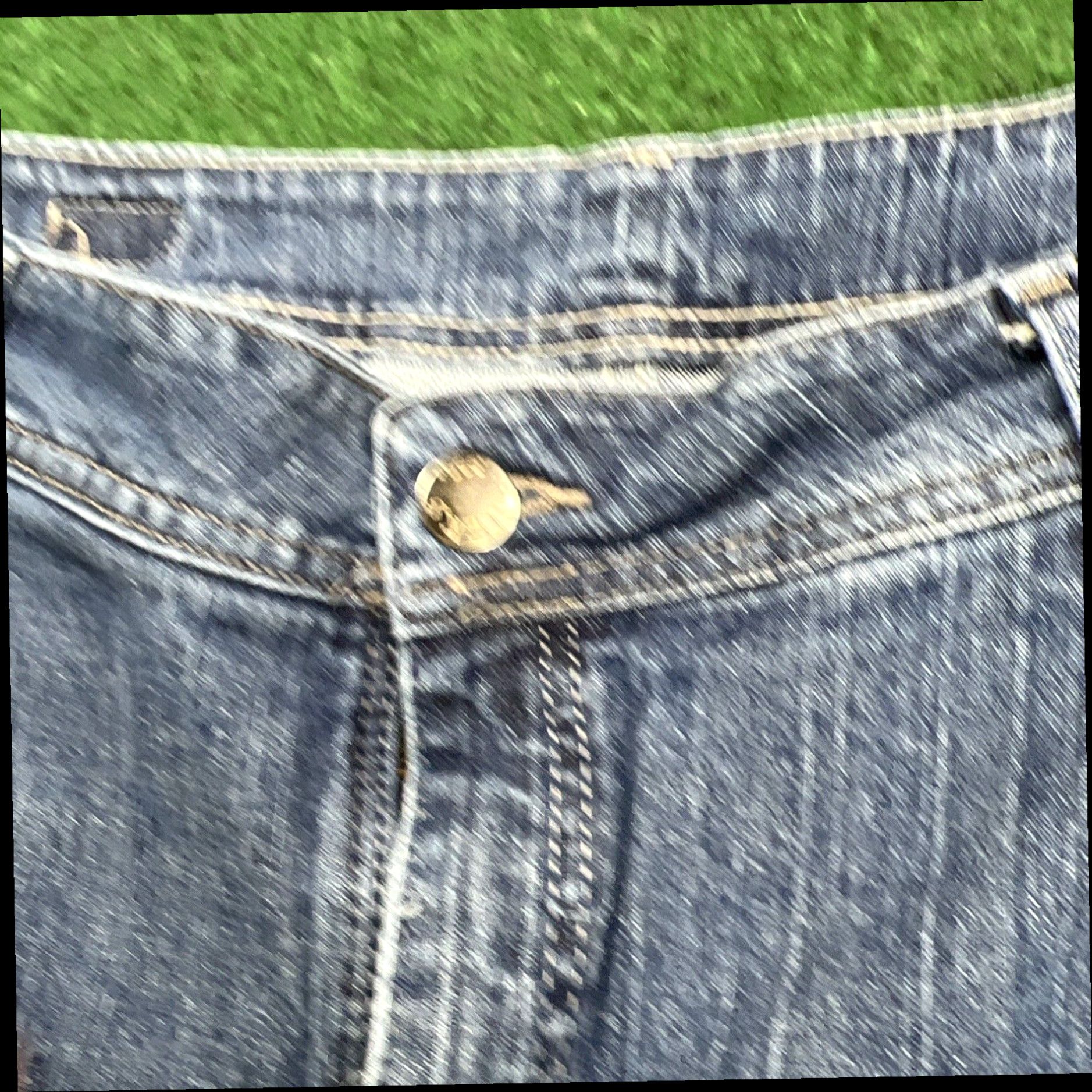Lee Riders Lee Jeans Womens Plus 20W 36x28 Blue Denim Straight Ladies Size 42" / US 20 - 3 Thumbnail