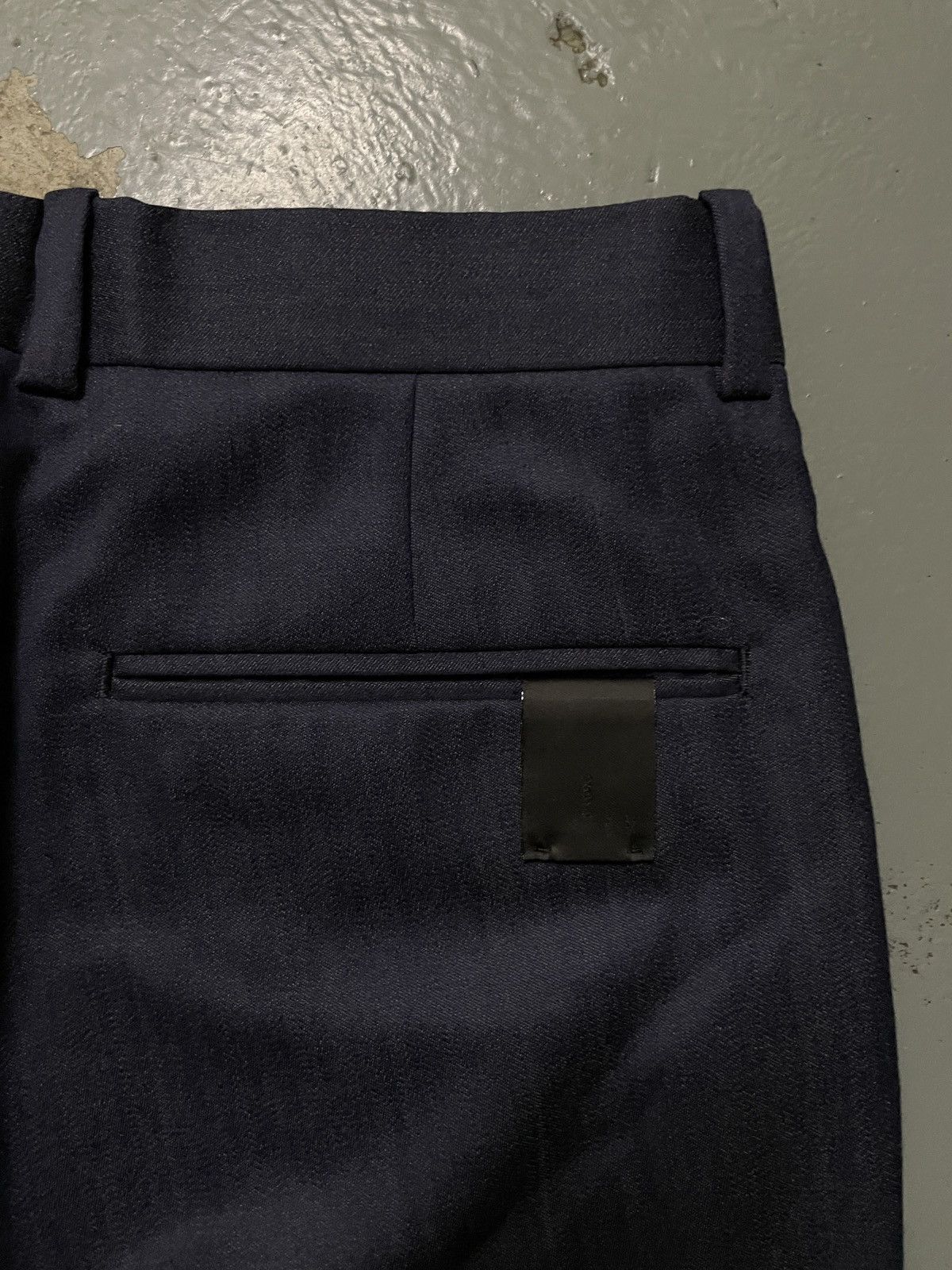 Designer × Japanese Brand × N.Hoolywood N. Hoolywood Blue Navy Casual Silk Pants Size US 30 / EU 46 - 4 Thumbnail