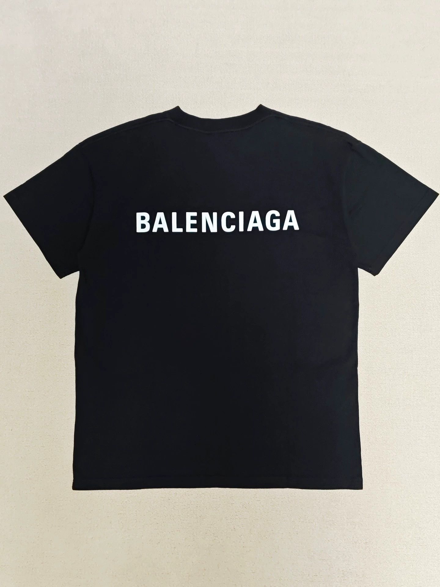 Balenciaga Balenciaga front and back logo washed short sleeved T-shirt -DMC Size US S / EU 44-46 / 1 - 1 Thumbnail