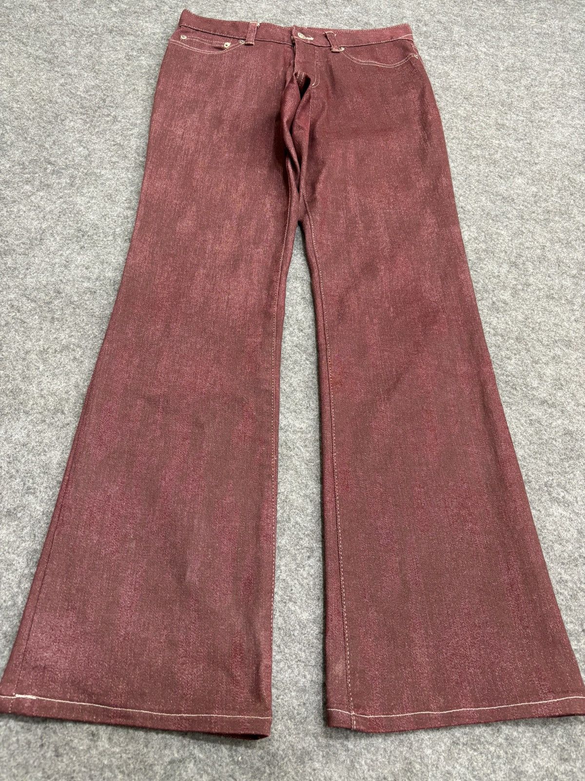 Japanese Brand 💥Flare💥Very Rare Tornado Mart Stretchable Pant F482 Size US 30 / EU 46 - 6 Thumbnail