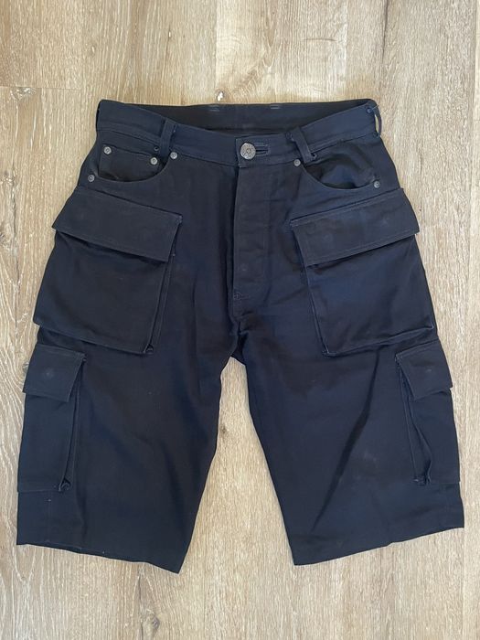 Chrome Hearts Fatigue Denim Cargo Shorts | Grailed