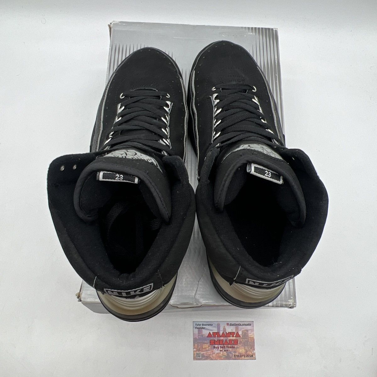 Jordan Brand Air Jordan 2 Black Crome Size US 13 / EU 46 - 7 Thumbnail