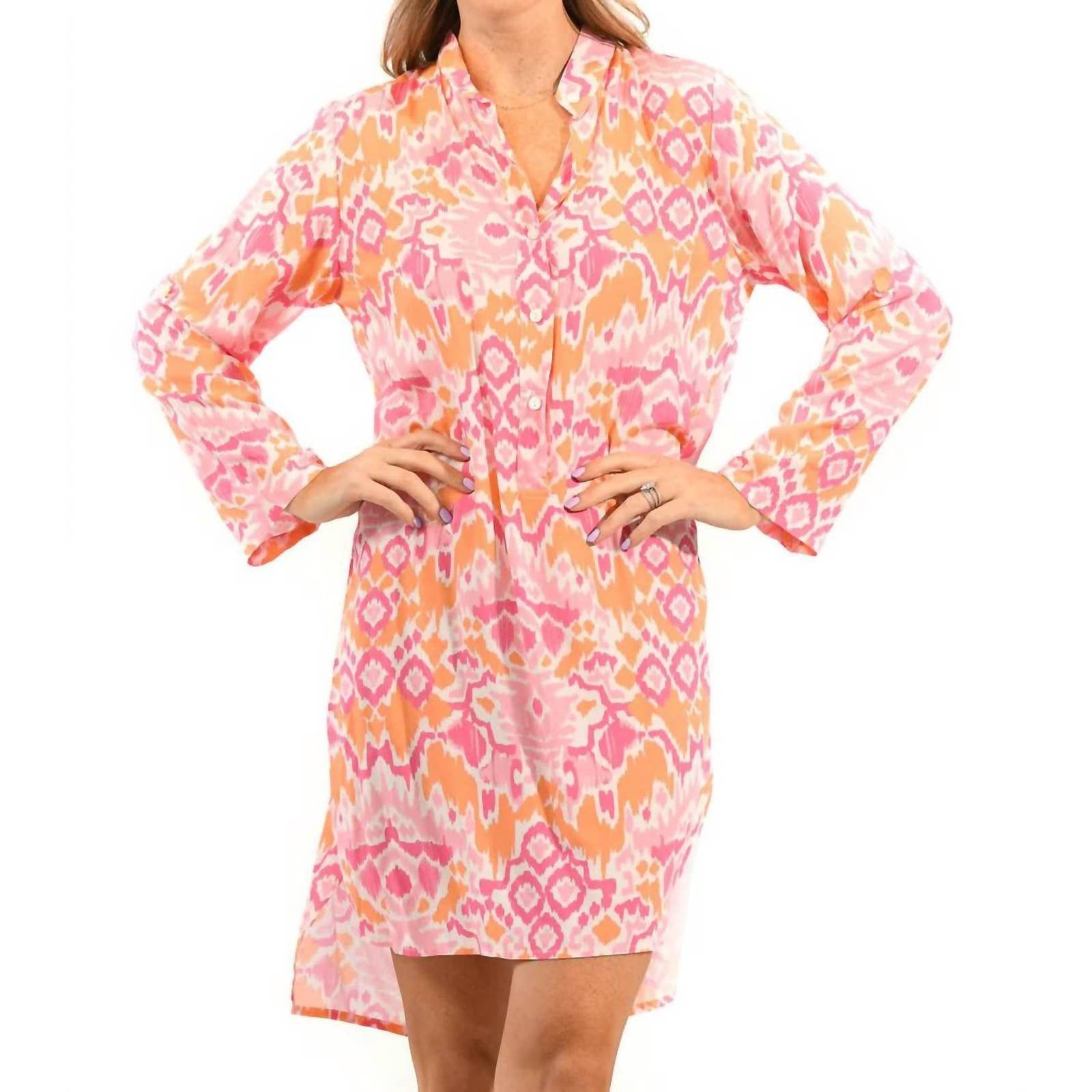 Designer WALKER & WADE Day Tripper Dress In Sunset Ikat | Grailed