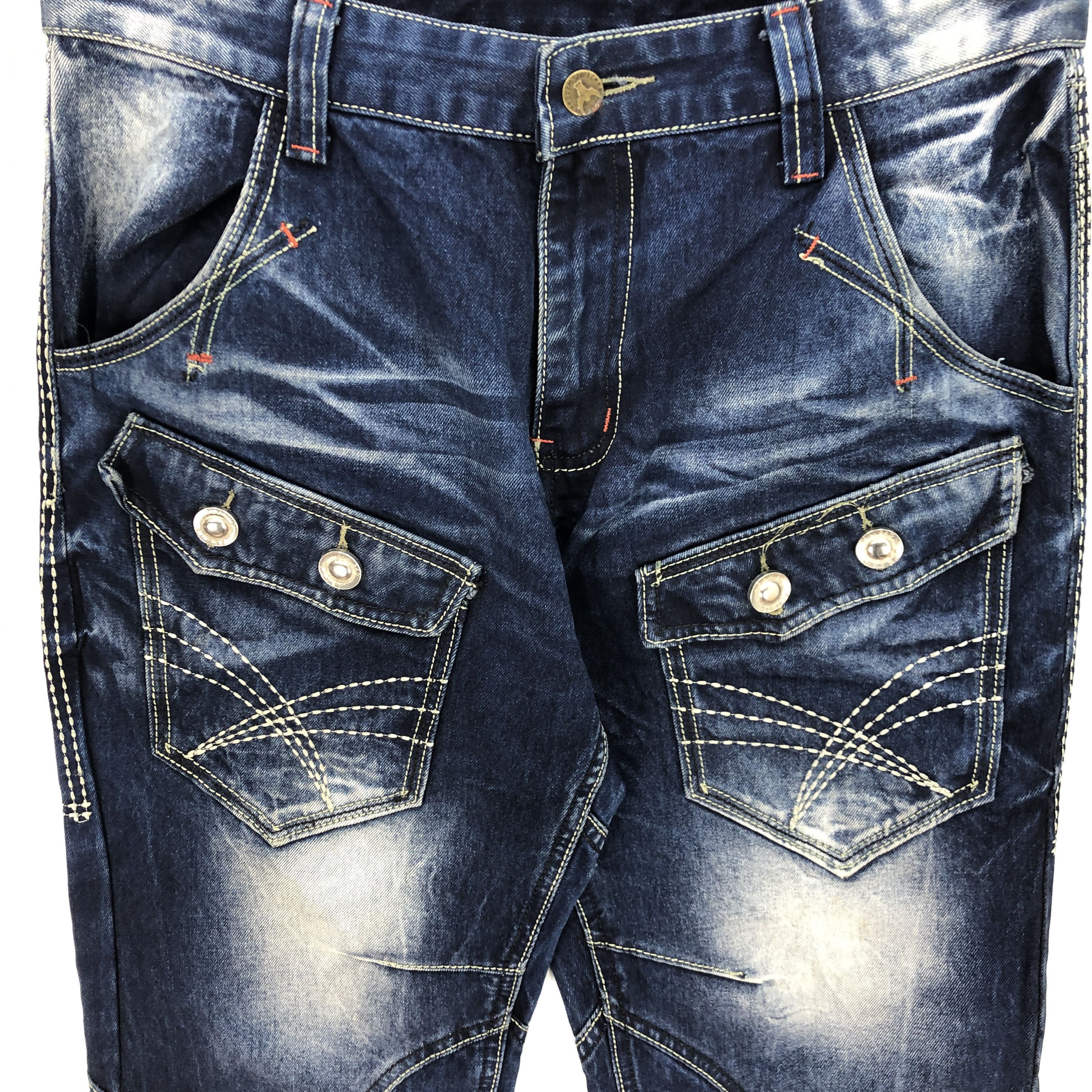 Japanese Brand Vintage Japanese Jeans Multi Pocket Denim Riders Pants Size US 30 / EU 46 - 3 Thumbnail