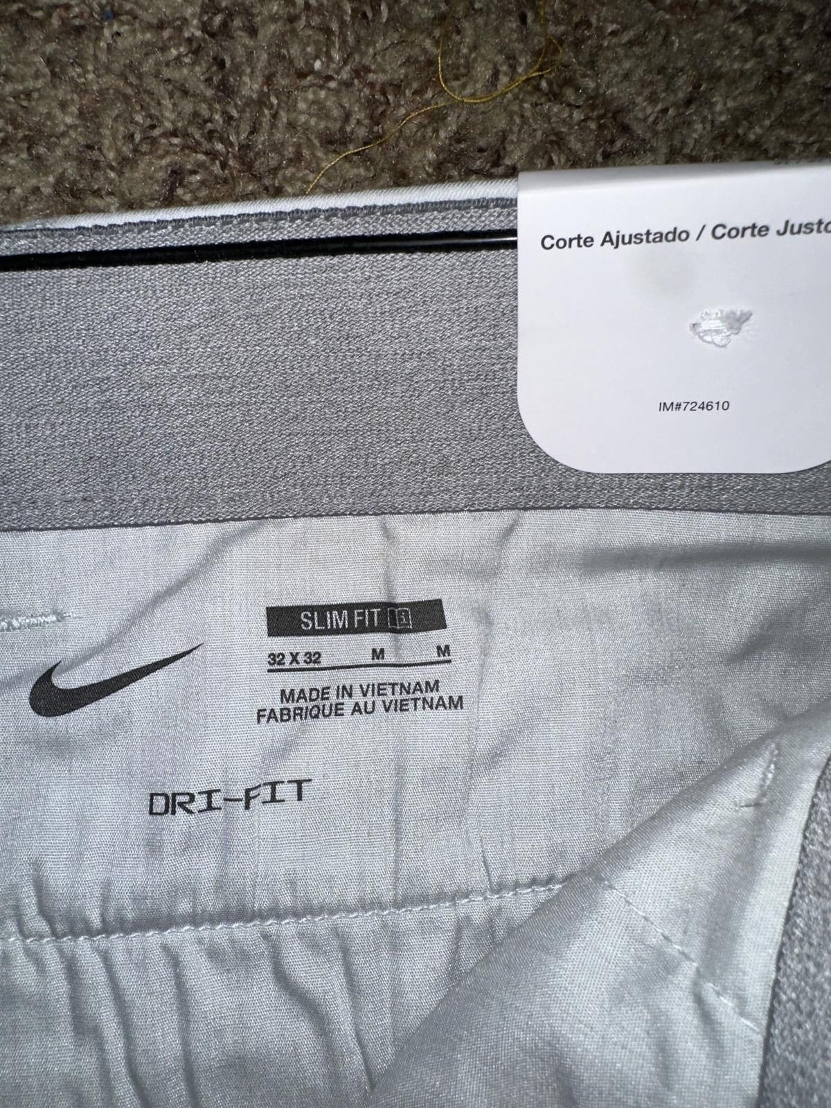 Nike Nike Men's Flex UV Chino Golf White Pants Size US 32 / EU 48 - 3 Thumbnail