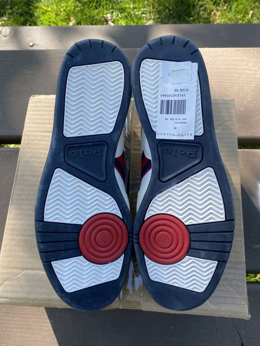 Ralph Lauren Ralph Lauren Polo Court Sneakers White Navy Red Retro 002 Size US 9 / EU 42 - 7 Thumbnail