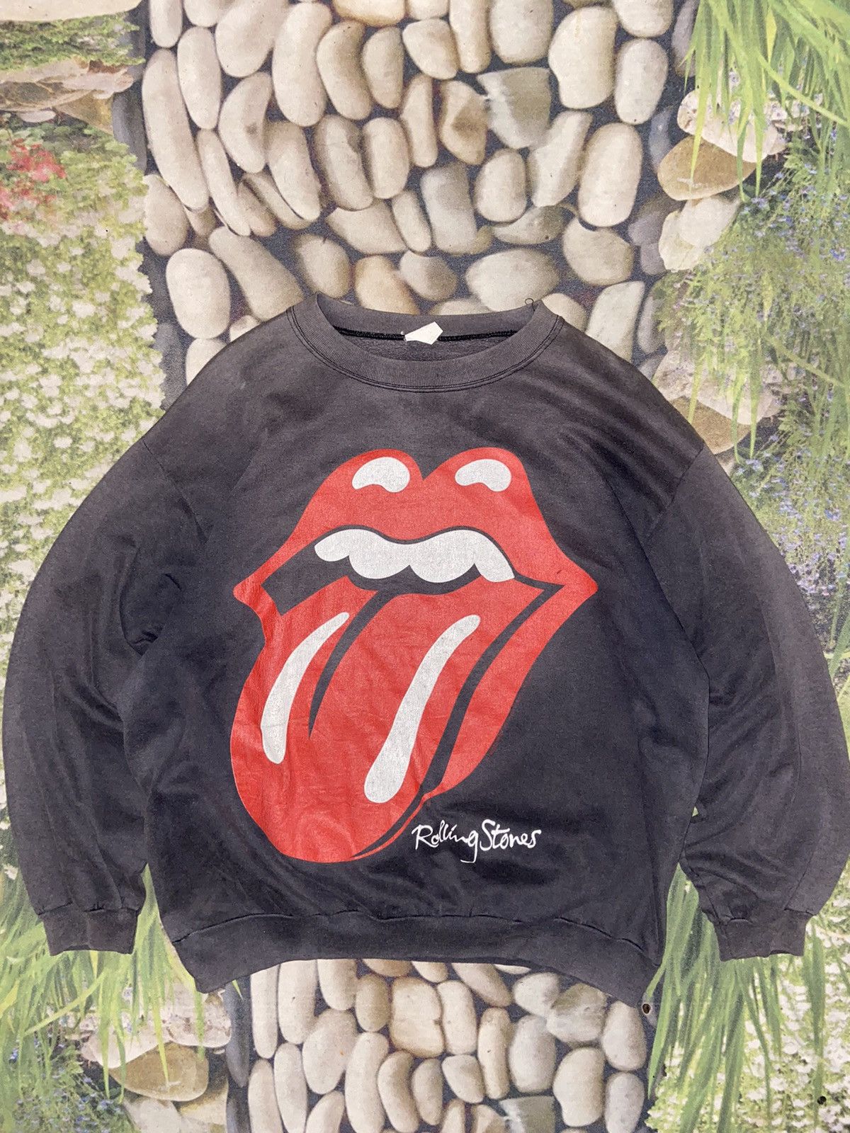 Band Tees × Vintage VINTAGE SWEATSHIRT THE ROLLING STONES Size US L / EU 52-54 / 3 - 2 Thumbnail