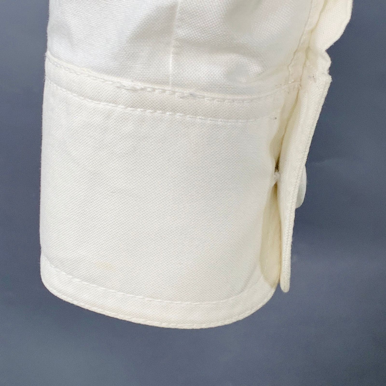 Jacquemus JACQUEMUS Size 6 Cream Cotton Fitted Tuxedo Shirt Size M / US 6-8 / IT 42-44 - 7 Thumbnail
