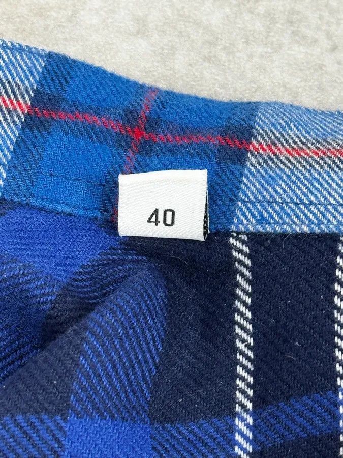 Givenchy AW2017 Givenchy Navy Checkered Shirt by Riccardo Tisci Size US M / EU 48-50 / 2 - 11 Thumbnail