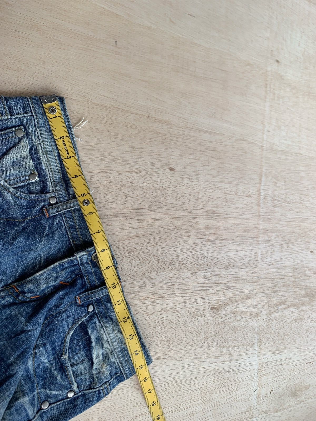 If Six Was Nine × Japanese Brand Distressed Denim Brush Hotchkiss Ifsixwasnine style Jeans Size US 30 / EU 46 - 9 Thumbnail