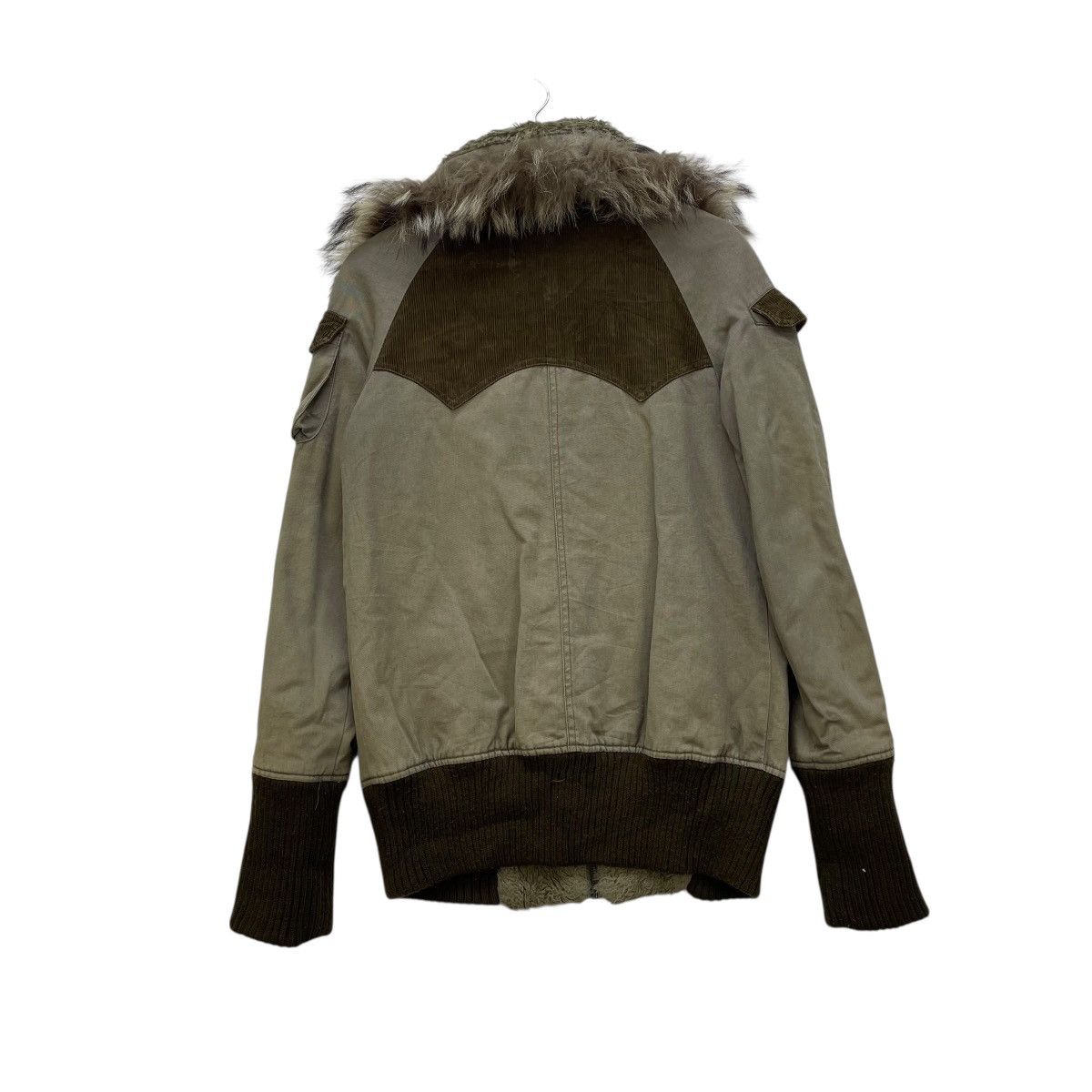 If Six Was Nine 💥Agpeis Faux Fur Bondage Gothic Fashion Style Jacket Size M / US 6-8 / IT 42-44 - 3 Thumbnail