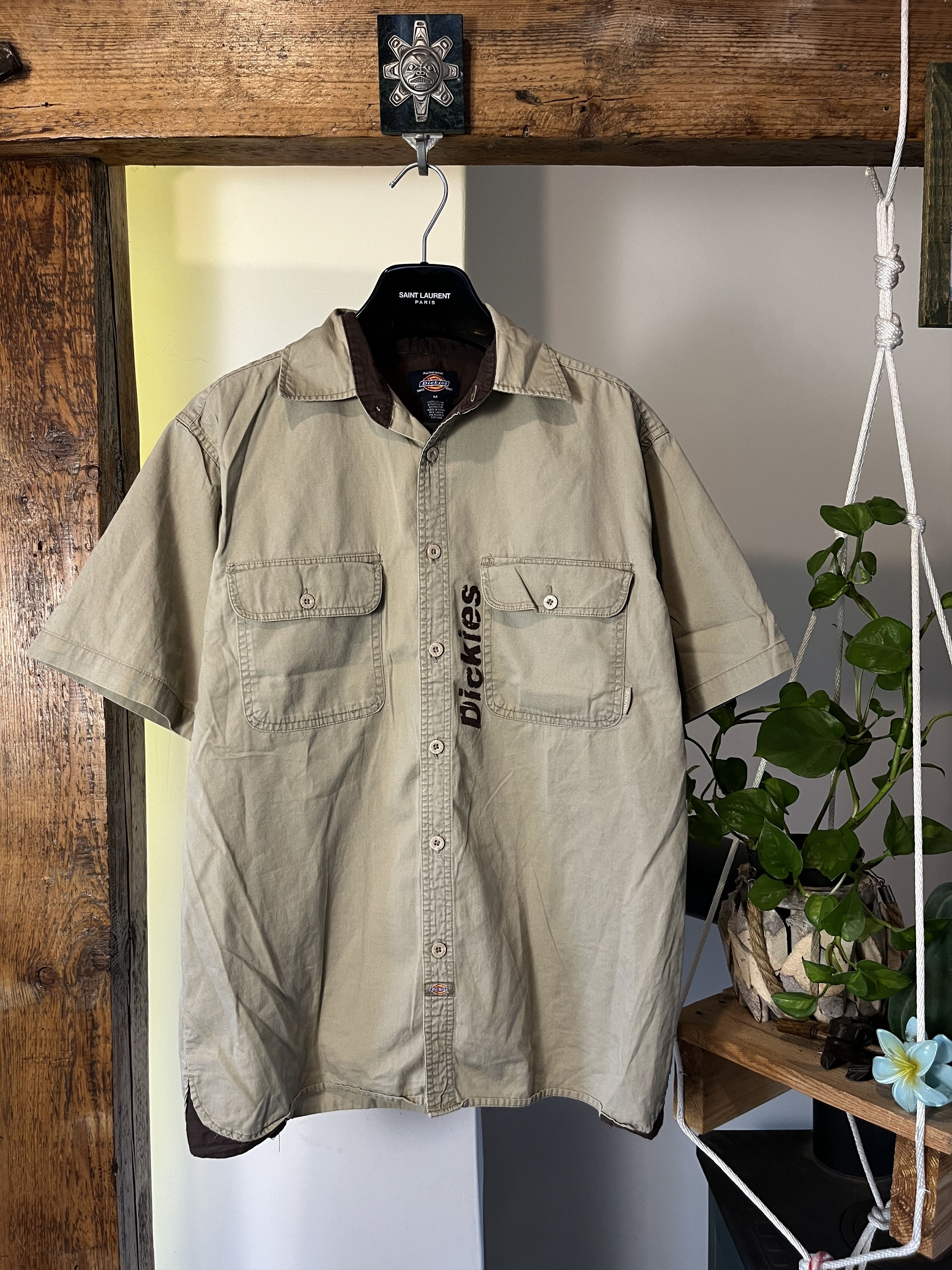 Dickies Vintage 90s Dickies Workwear Shirt Size US M / EU 48-50 / 2 - 1 Thumbnail