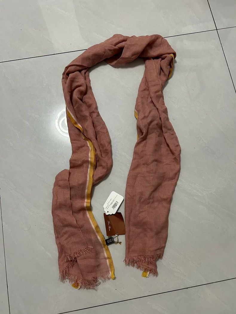 Loro Piana LORO PIANA Rose pink long scarf Size ONE SIZE - 4 Thumbnail