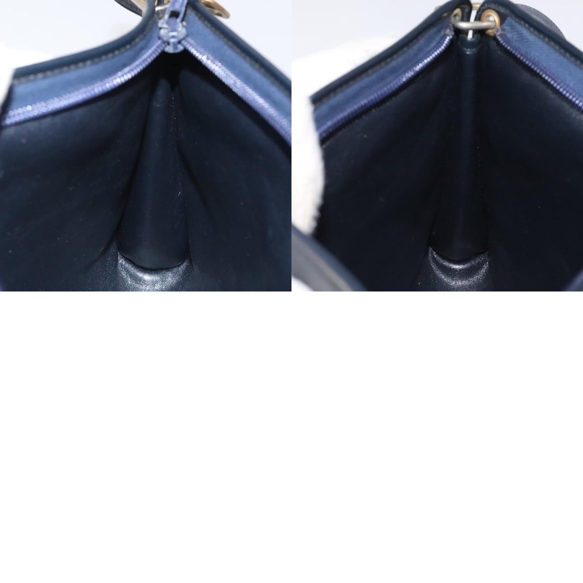 Dior DIOR Trotter Canvas Shoulder Bag Navy Gold Size ONE SIZE - 12 Thumbnail