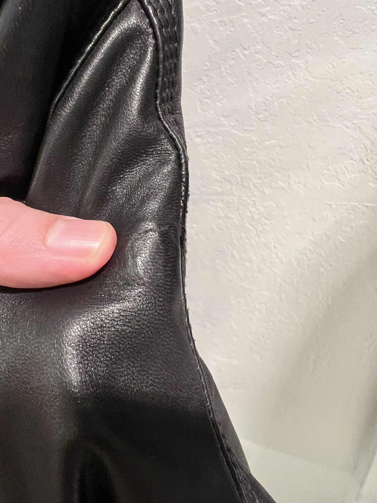 Diesel Black Gold Diesel Lambskin Leather Hoodie Jacket Size US S / EU 44-46 / 1 - 5 Thumbnail