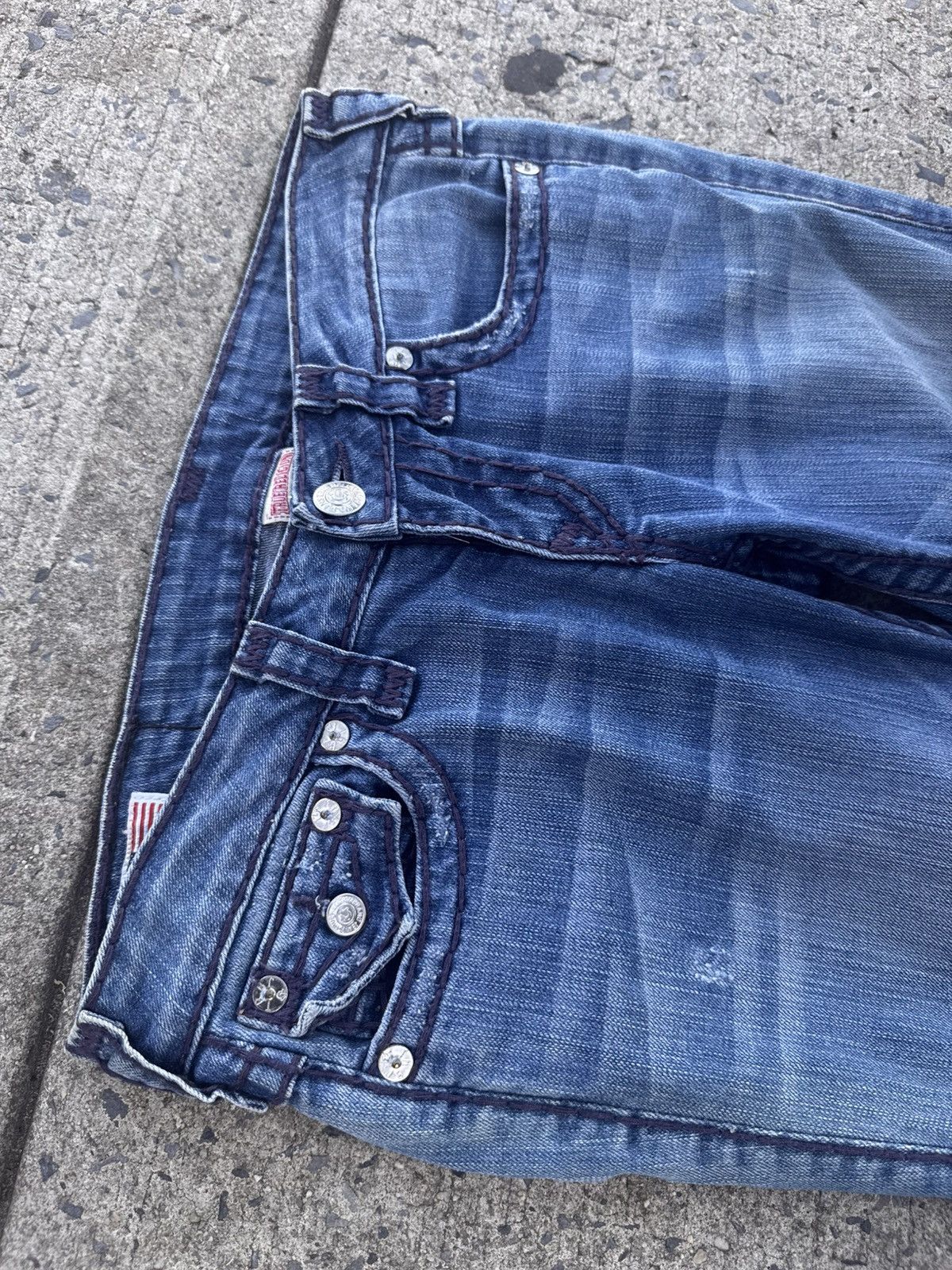 True Religion True Religion Billy Super T Jeans - Classic Bootcut Denim Size 28" / US 6 / IT 42 - 15 Thumbnail