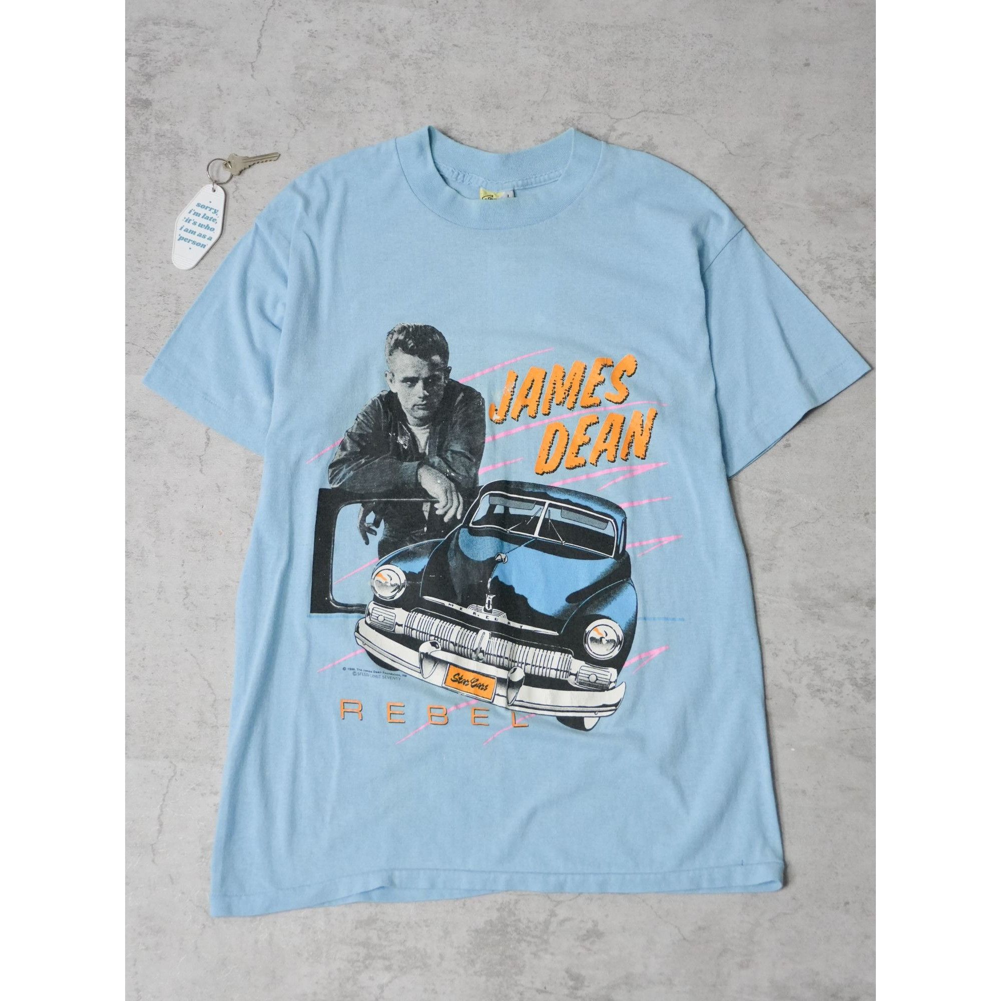 Other Vintage 80s James Dean Rebel T Size US L / EU 52-54 / 3 - 1 Thumbnail