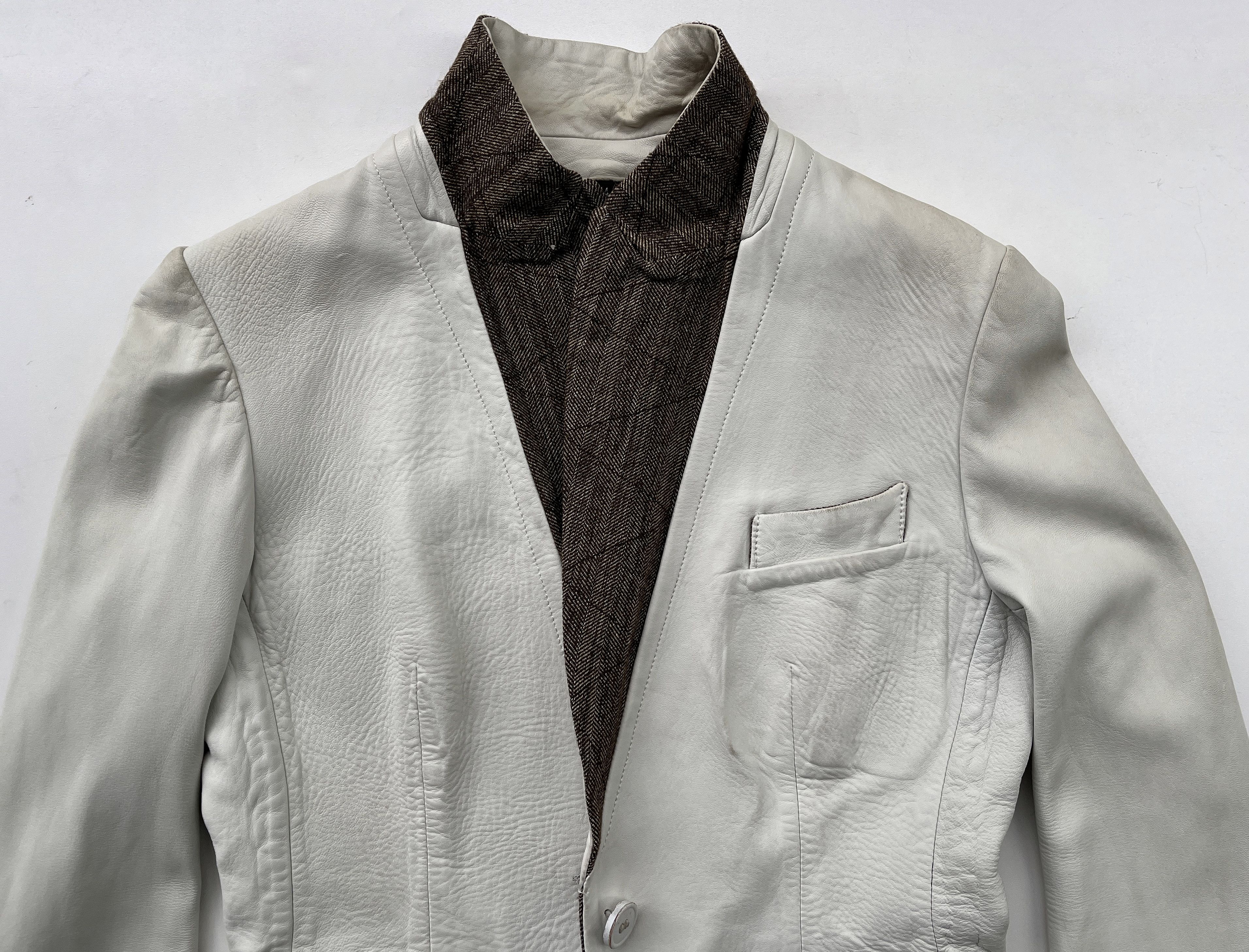 Isaac Sellam Experience Isaac Sellam Leather Blazer Size M / US 6-8 / IT 42-44 - 14 Thumbnail