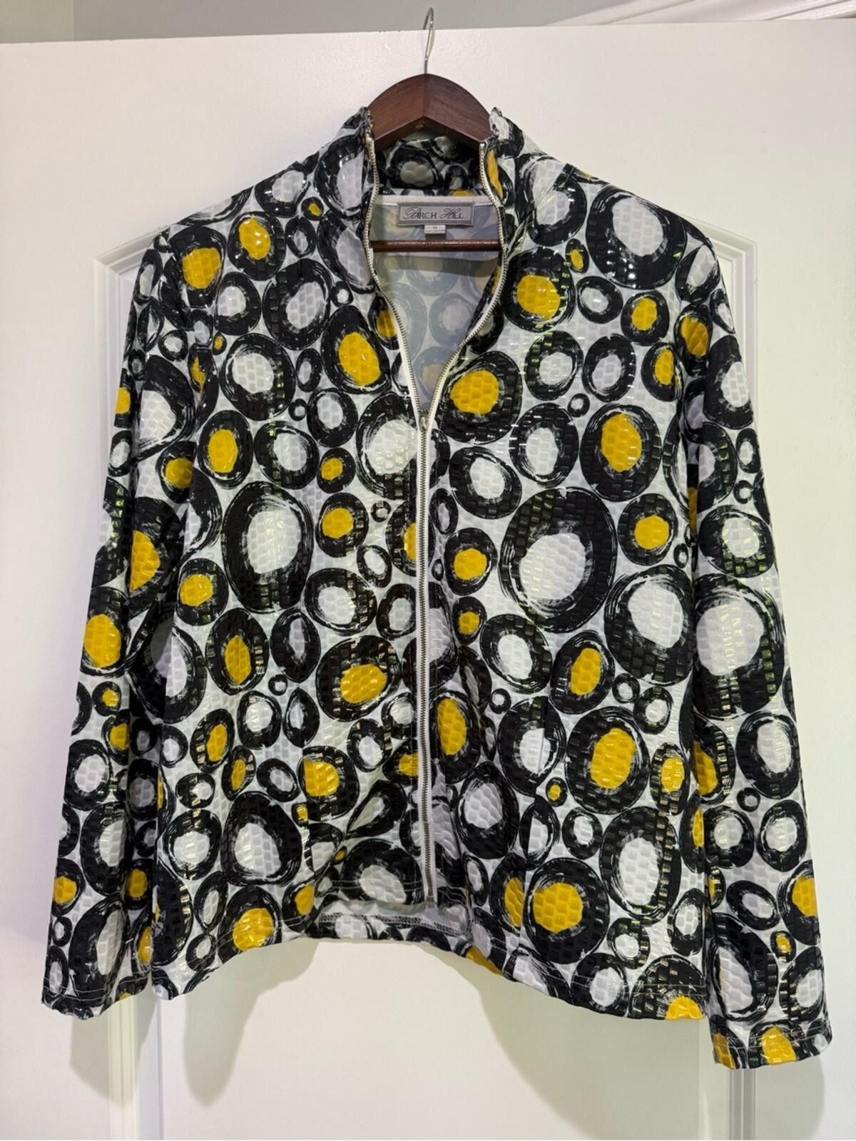 Other Birch Hill Black, White & Yellow Circle-Jacket Size M / US 6-8 / IT 42-44 - 5 Thumbnail