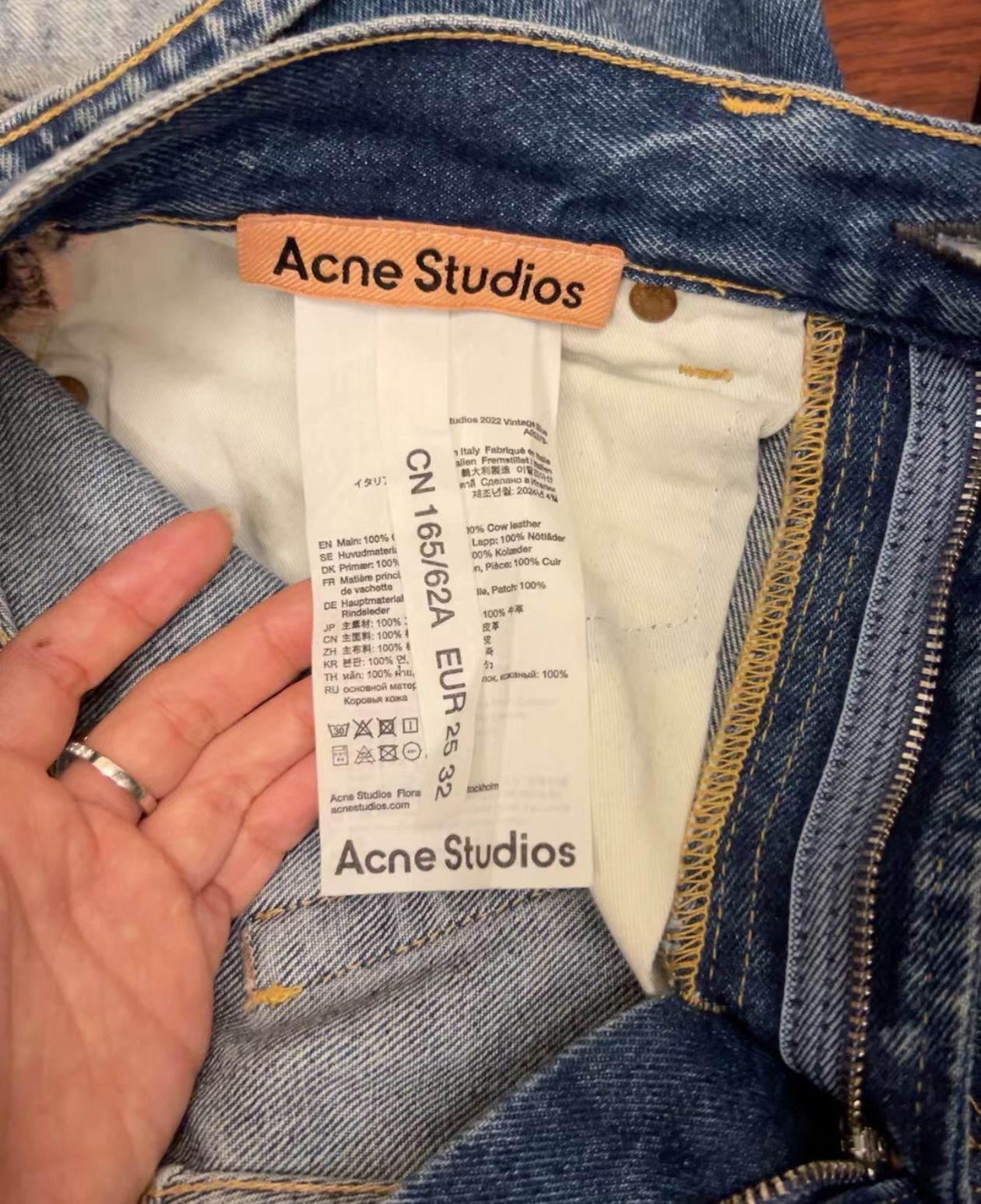 Acne Studios acne studios Washed blue jeans 2412-Nextarrow Size US 32 / EU 48 - 6 Thumbnail