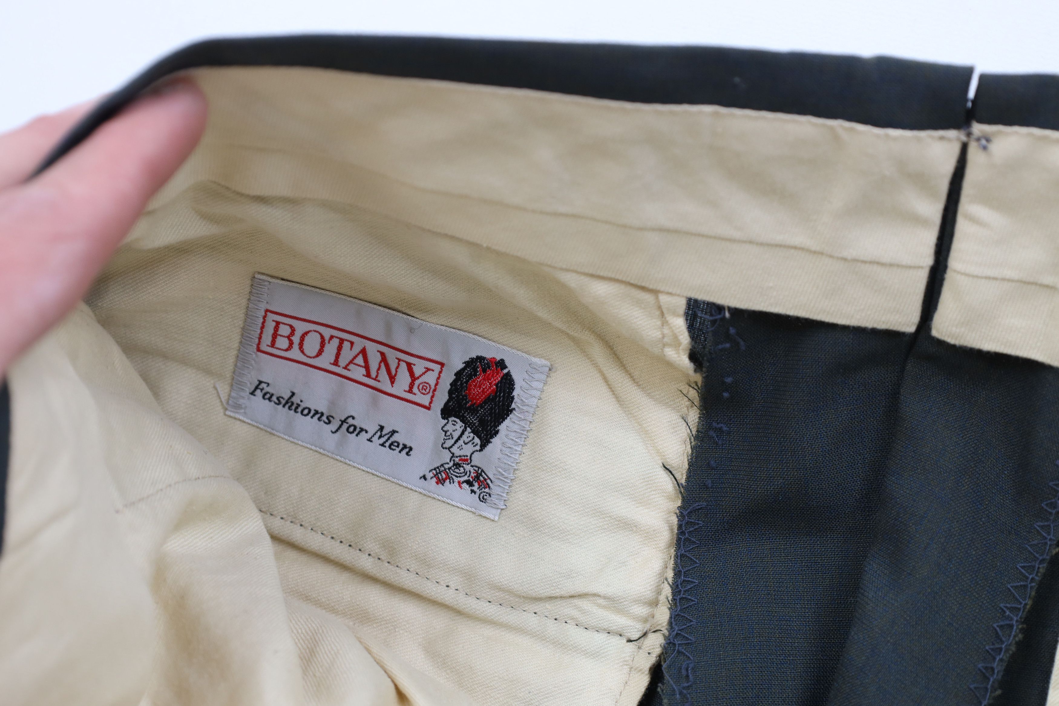 Vintage Deadstock Vintage 50s Rockabilly Knit Chino Pants Ivy USA Size US 30 / EU 46 - 9 Thumbnail