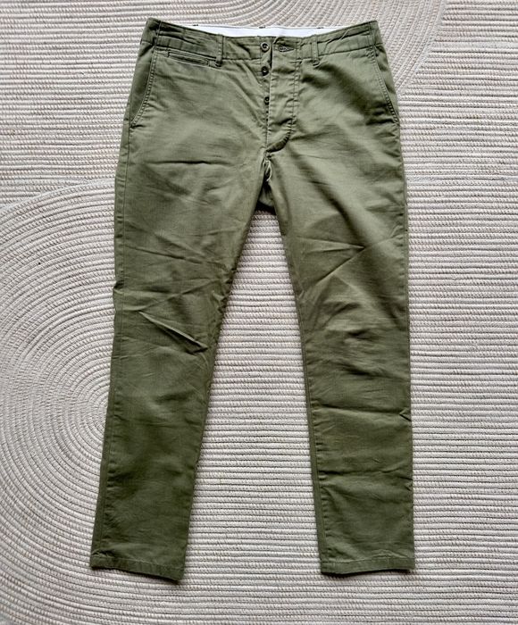 Buck Mason SLUB TWILL MAVERICK SLIM OFFICER PANT | Grailed