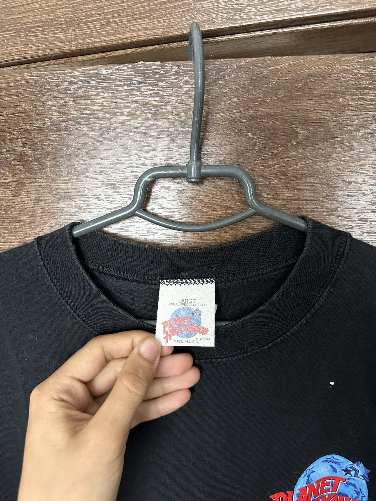 Planet Hollywood Planet Hollywood New York Statue Of Liberty Vintage 90s Tee Size US L / EU 52-54 / 3 - 8 Thumbnail