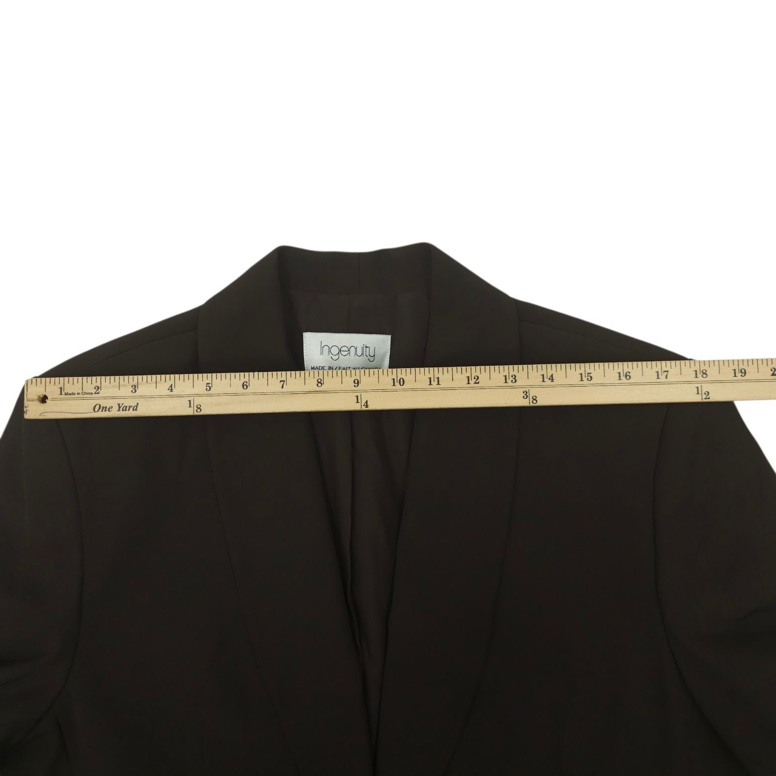 Other Ingenuity Blazer Jacket 18 Quiet Luxury Minimalist Workwear Size XXL / US 16-18 / IT 52-54 - 4 Thumbnail