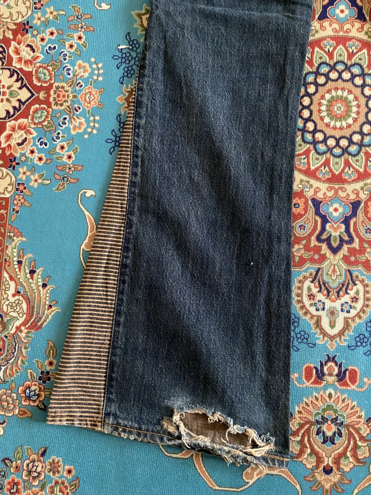 If Six Was Nine Japanese Brand Super Flare Hagi Design Jeans Size US 28 / EU 44 - 9 Thumbnail